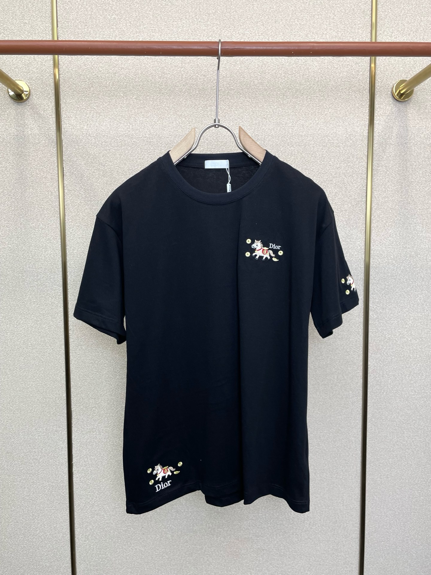 。Dior迪奥💥砸锅卖铁都要上的新款新款原单男士休闲短袖 高端定制 高端版本 时尚百搭爆款⚠️⚠️✨✨进