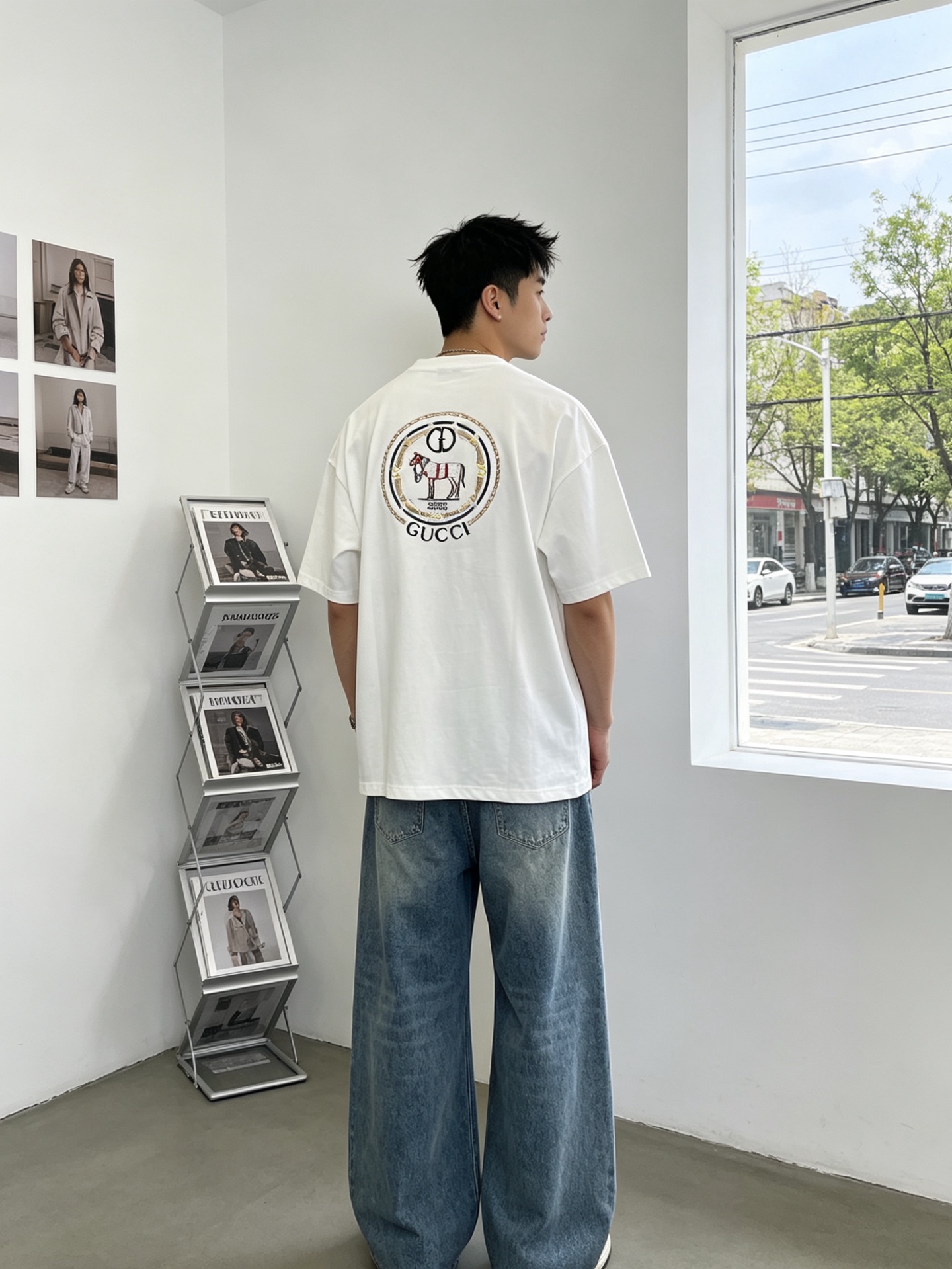 。Gucci古驰💥砸锅卖铁都要上的新款新款原单男士休闲短袖 高端定制 高端版本 时尚百搭爆款⚠️⚠️✨✨
