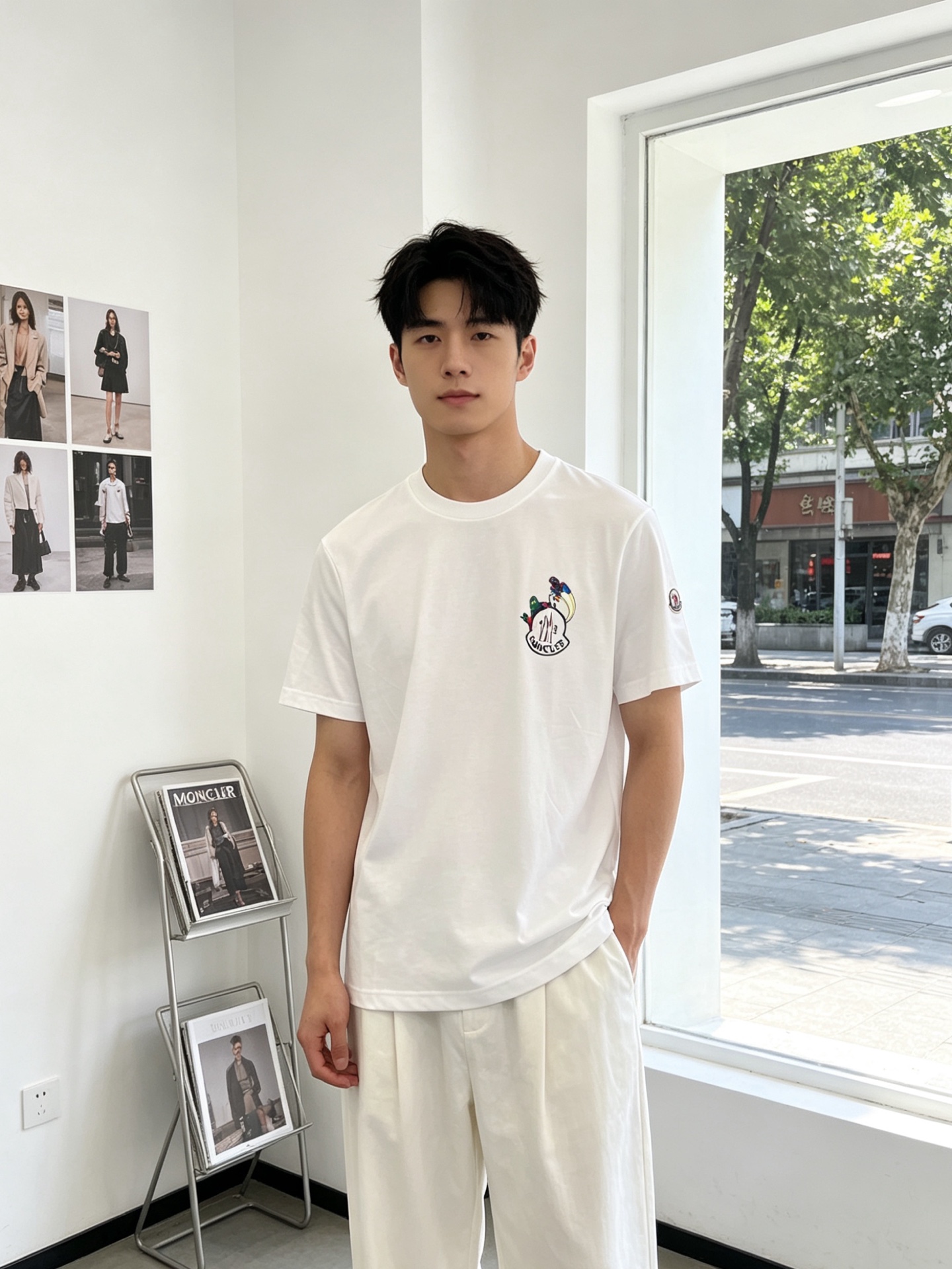 NO:868501,.Moncler's new and original men's casual short-sleeve, high-end customized, high-end version, fashionable and versatile imported fabrics, super soft and delicate to the touch, skin-friendly and comfortable to wear, high-end boutique, exquisite upper body made by the factory, very good, a must-have item for men, complete with three standards, size S-XL, Moncler, T-shirt,19860909.Moncler蒙口砸锅卖铁都要上的新款新款原单男士休闲短袖 高端定制 高端版本 时尚百搭爆款进口面料 手感超柔软细腻 穿着亲肤舒适 高端精品 代工厂精细做上身非常赞 男士必备单品 三标齐全 码数S-XL,,Moncler,T-shirt,,Men's clothing