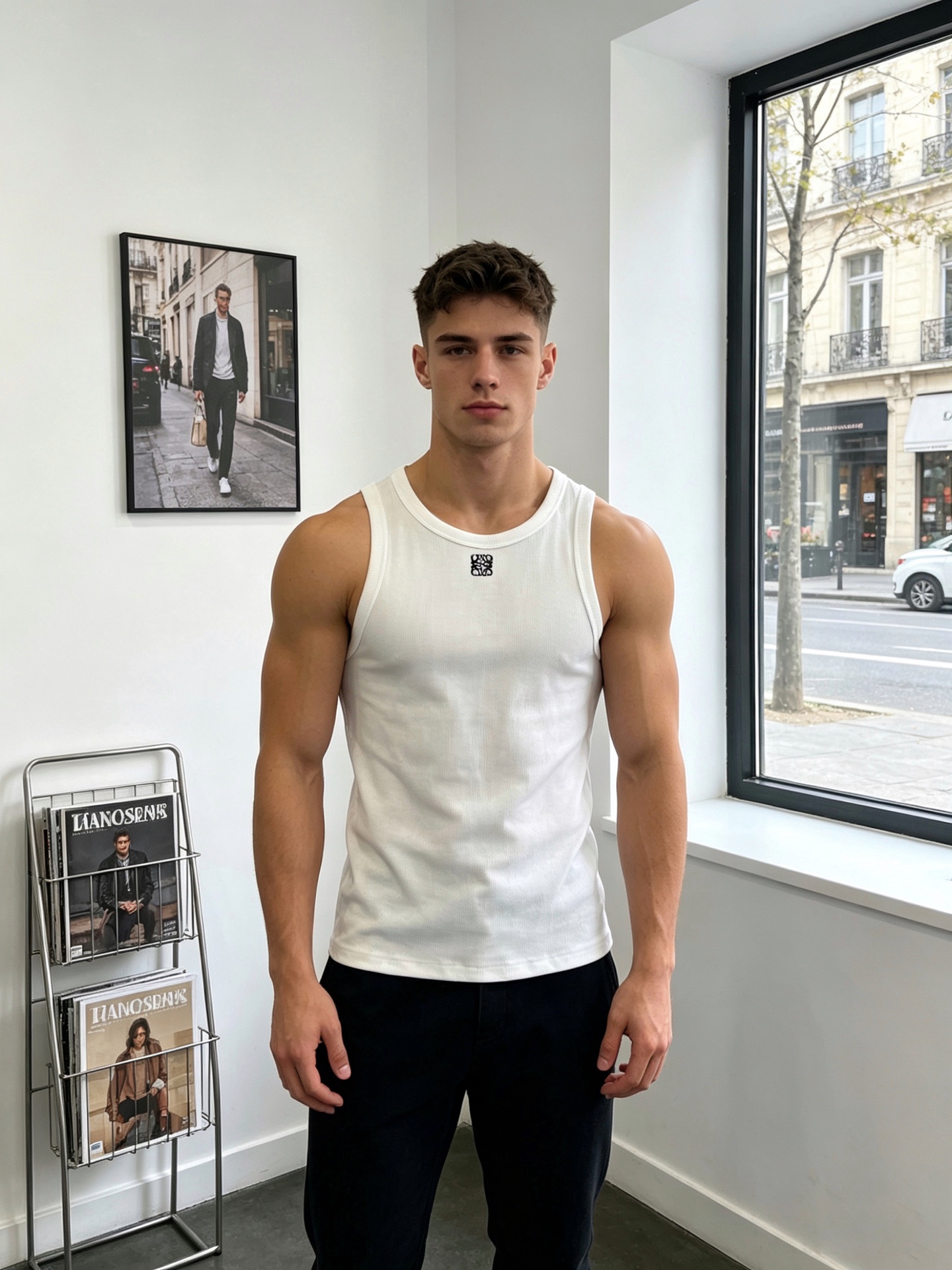 NO:868391,.LOEWE's new and original men's casual vests are high-end custom-made. High-end version. Fashionable and versatile imported fabrics. Super soft and delicate feel. Skin-friendly and comfortable to wear. High-end boutique. The upper body is finely made by the OEM. It's a must-have item for men. Three complete standards. Size M-5XL,, loewe, loewe,19860909.LOEWE罗意威砸锅卖铁都要上的新款新款原单男士休闲背心高端定制 高端版本 时尚百搭爆款进口面料 手感超柔软细腻 穿着亲肤舒适 高端精品 代工厂精细做上身非常赞 男士必备单品 三标齐全 码数M-5XL,,loewe,loewe,,Men's clothing