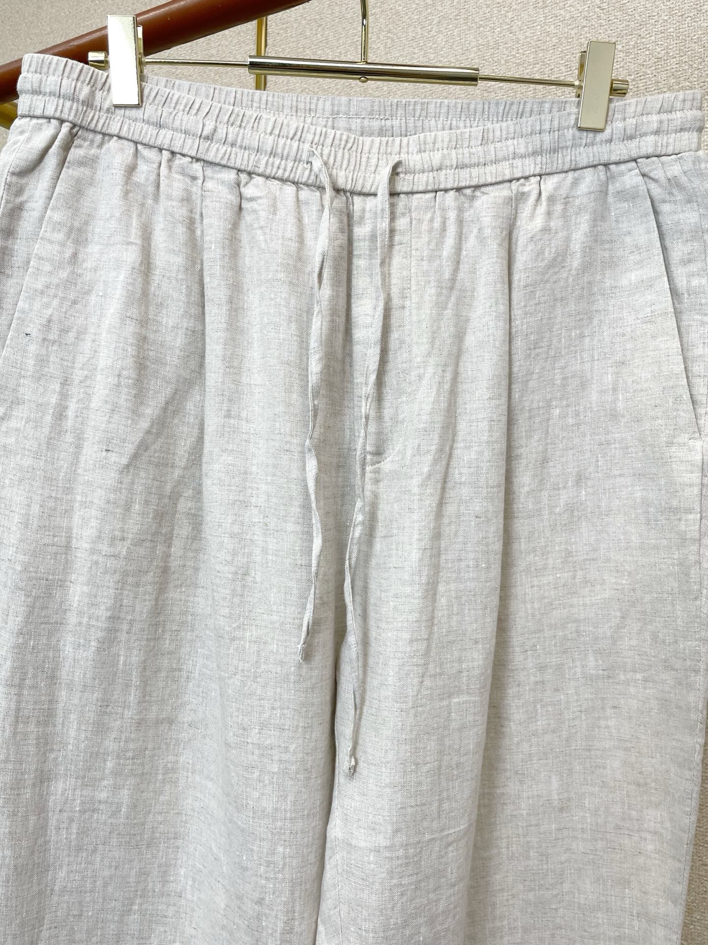 。Loro Piana-Loro Piana诺悠翩雅💥砸锅卖铁都要上的新款新款亚麻休闲裤 高端版本！专柜