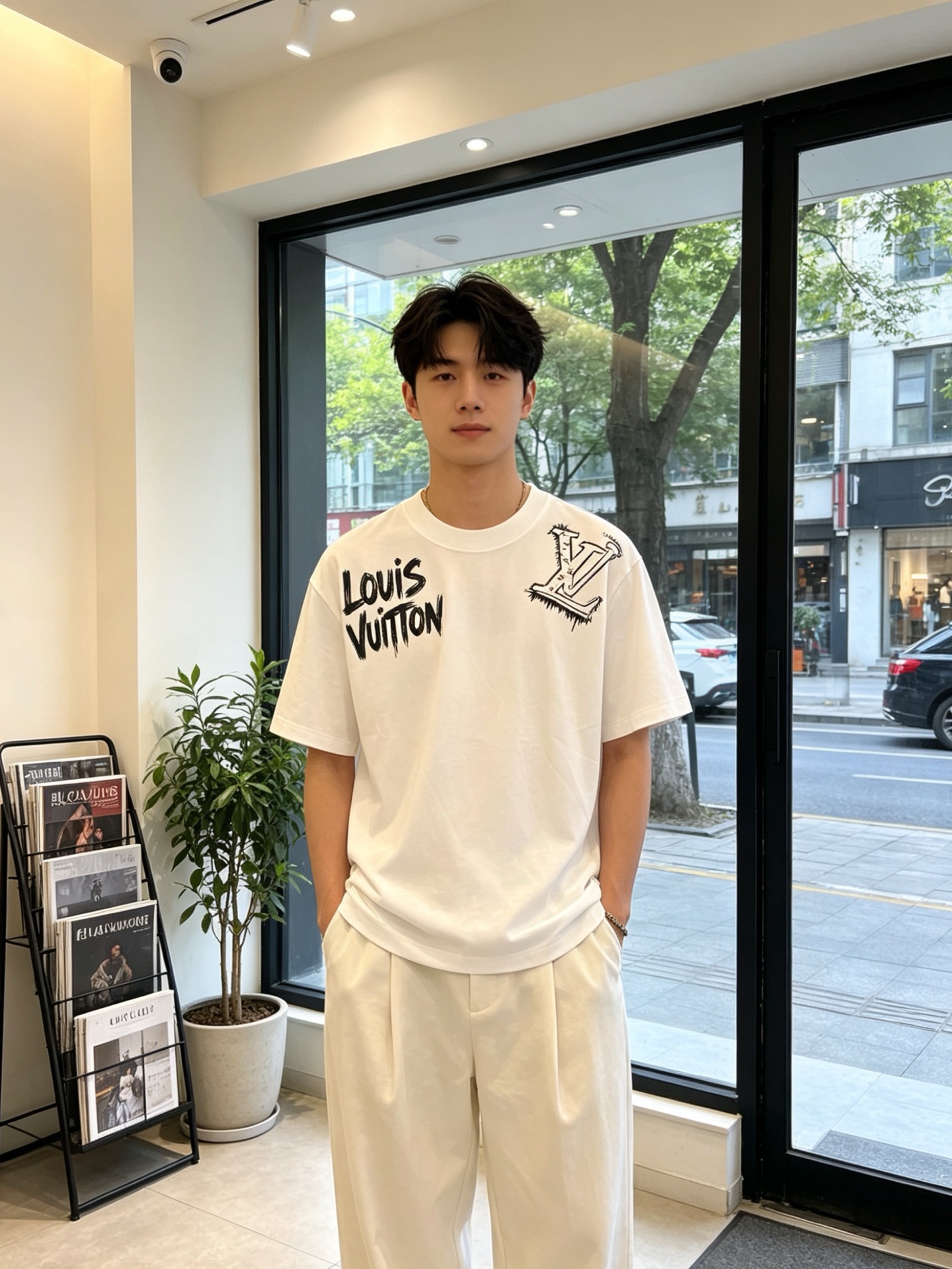 NO:874114,.Louis Vuitton is a must-have new model. Original men's casual short sleeves. High-end customization. High-end version. Fashionable and versatile imported fabrics. Super soft and delicate feel. Skin-friendly and comfortable to wear. High-end boutique. The upper body is finely made by the foundry. It is a must-have item for men. Three standards are complete. Size M-4XL, Louis Vuitton, Louis Vuitton, T-shirt,19860909.Louis Vuitton路易威登砸锅卖铁都要上的新款新款原单男士休闲短袖 高端定制 高端版本 时尚百搭爆款进口面料 手感超柔软细腻 穿着亲肤舒适 高端精品 代工厂精细做上身非常赞 男士必备单品 三标齐全 码数M-4XL,,louis vuitton,louis vuitton,T-shirt,,Men's clothing