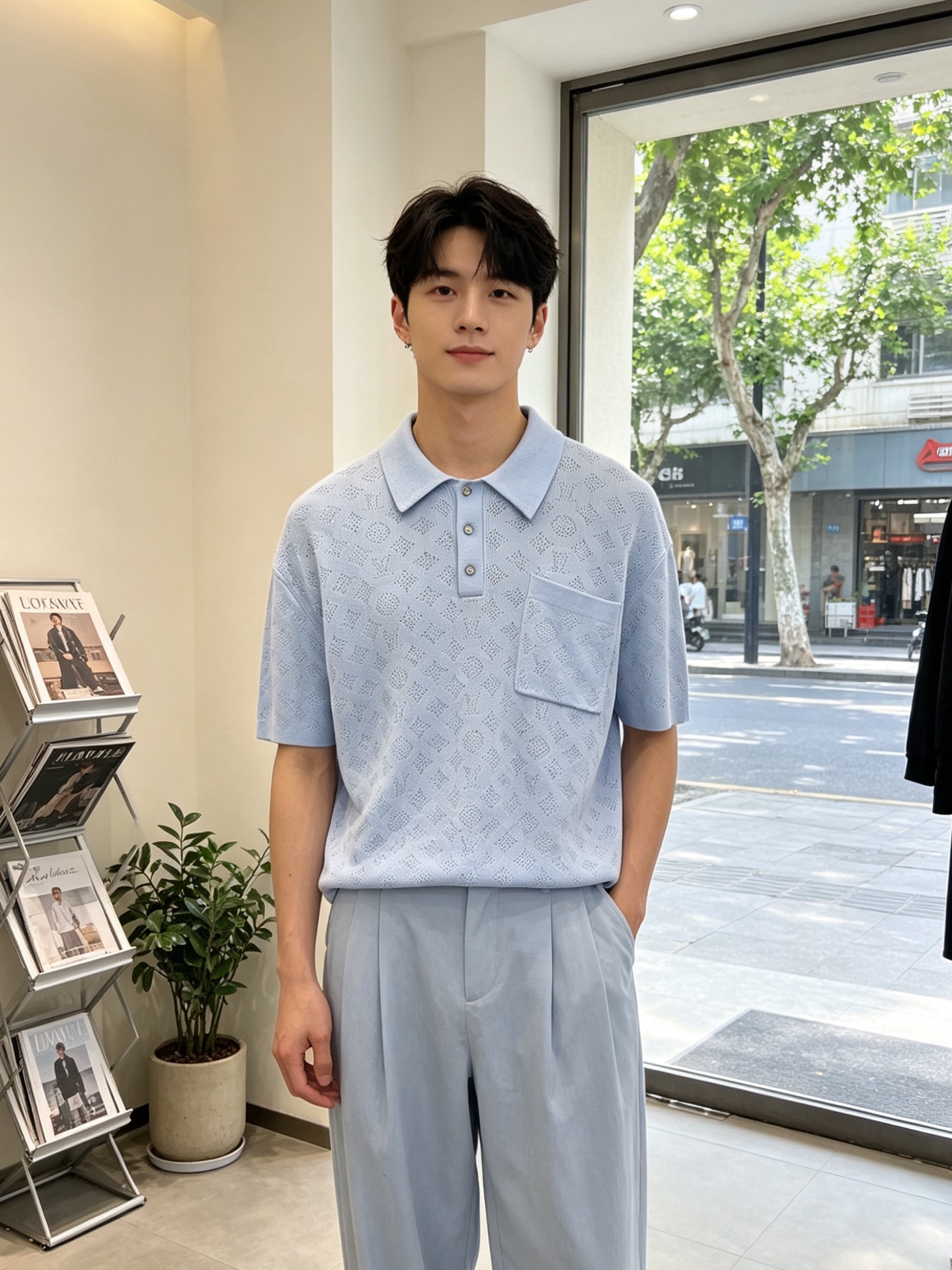 NO:868411,.Louis Vuitton's new and popular original men's casual knitted short-sleeved high-end customized high-end version Fashionable and versatile imported fabrics Super soft and delicate to the touch Skin-friendly and comfortable to wear High-end boutique The upper body made by the factory is very good Men's must-have items Complete with three labels Sizes S-XL, Louis Vuitton, Louis Vuitton, T-shirt,19860909.Louis Vuitton路易威登砸锅卖铁都要上的新款新款原单男士休闲针织短袖 高端定制 高端版本 时尚百搭爆款进口面料 手感超柔软细腻 穿着亲肤舒适 高端精品 代工厂精细做上身非常赞 男士必备单品 三标齐全 码数S-XL,,louis vuitton,louis vuitton,T-shirt,,Men's clothing