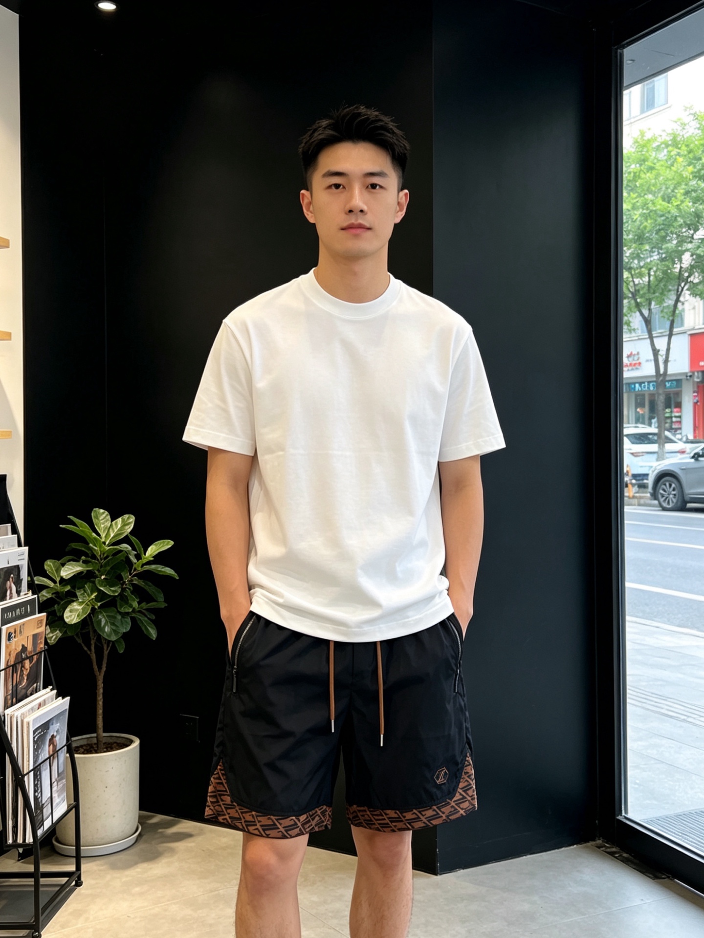 NO:848850,.ZEGNA exclusively offers new high-end versions of casual shorts!  Custom-made fabrics at the counter are highly breathable and comfortable, with impeccable details and brand element design concepts, reflecting high quality. It feels delicate and soft!  It presents a casual cut and the upper body shape is awesome!  Size: M-3XL,,zegna,shorts,19860909.ZEGNA杰尼亚独家专供新款 休闲短裤高端版本！专柜定制面料 透气舒适度高,细节无可挑剔,品牌元素设计理念,体现高品质.手感细腻柔软！呈现休闲裁剪,上身版型超赞！码数: M-3XL,,zegna,shorts,,Men's clothing