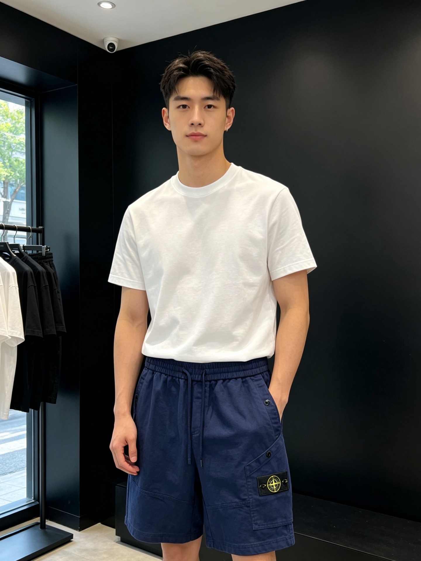 NO:874039,.STONE ISLAND Stone Island's new high-end version of casual shorts is a must-have!  Custom-made fabrics at the counter are highly breathable and comfortable, with impeccable details and brand element design concepts, reflecting high quality. It feels delicate and soft!  It presents a casual cut and the upper body shape is awesome!  Size: M-3XL,,shorts,19860909.STONE ISLAND石头岛砸锅卖铁都要上的新款新款 休闲短裤高端版本！专柜定制面料 透气舒适度高,细节无可挑剔,品牌元素设计理念,体现高品质.手感细腻柔软！呈现休闲裁剪,上身版型超赞！码数: M-3XL,,shorts,,Men's clothing