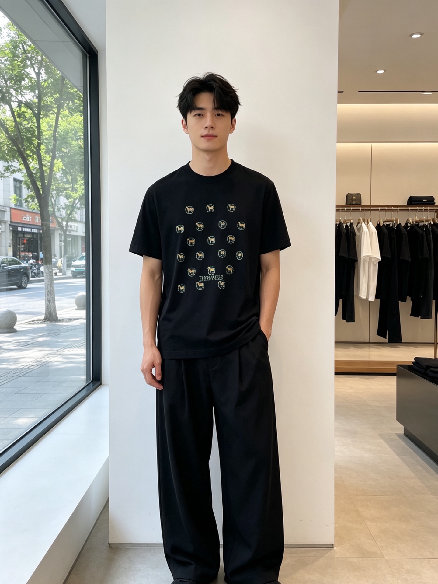 NO:848857,.Hermès exclusively offers new original men's casual short sleeves. High-end customization. High-end version. Fashionable and versatile imported fabrics. Super soft and delicate feel. Skin-friendly and comfortable to wear. High-end boutique. The upper body is exquisitely made by the factory. A must-have item for men. Three complete standards. Size M-3XL,, hermes, hermes, T-shirt,19860909.Hermès爱马仕独家专供新款原单男士休闲短袖 高端定制 高端版本 时尚百搭爆款进口面料 手感超柔软细腻 穿着亲肤舒适 高端精品 代工厂精细做上身非常赞 男士必备单品 三标齐全 码数M-3XL,,hermes,hermes,T-shirt,,Men's clothing