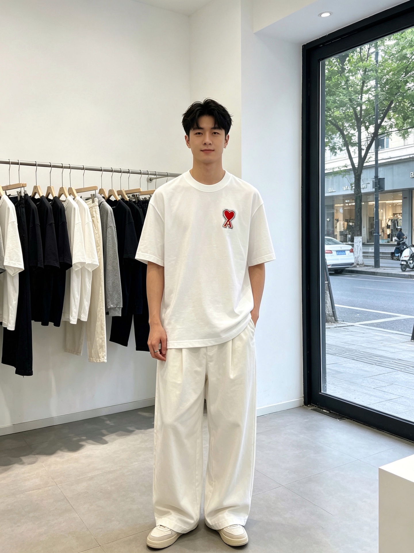 NO:874193,.AMI is a must-have new style original men's casual short sleeves. High-end customization. High-end version. Fashionable and versatile imported fabrics. Super soft and delicate feel. Skin-friendly and comfortable to wear. High-end boutique. The upper body is finely made by the OEM. It is a must-have item for men. Three complete standards. Size S-3XL, amiri, T-shirt,19860909.AMI艾米砸锅卖铁都要上的新款新款原单男士休闲短袖 高端定制 高端版本 时尚百搭爆款进口面料 手感超柔软细腻 穿着亲肤舒适 高端精品 代工厂精细做上身非常赞 男士必备单品 三标齐全 码数S-3XL,,amiri,T-shirt,,Men's clothing