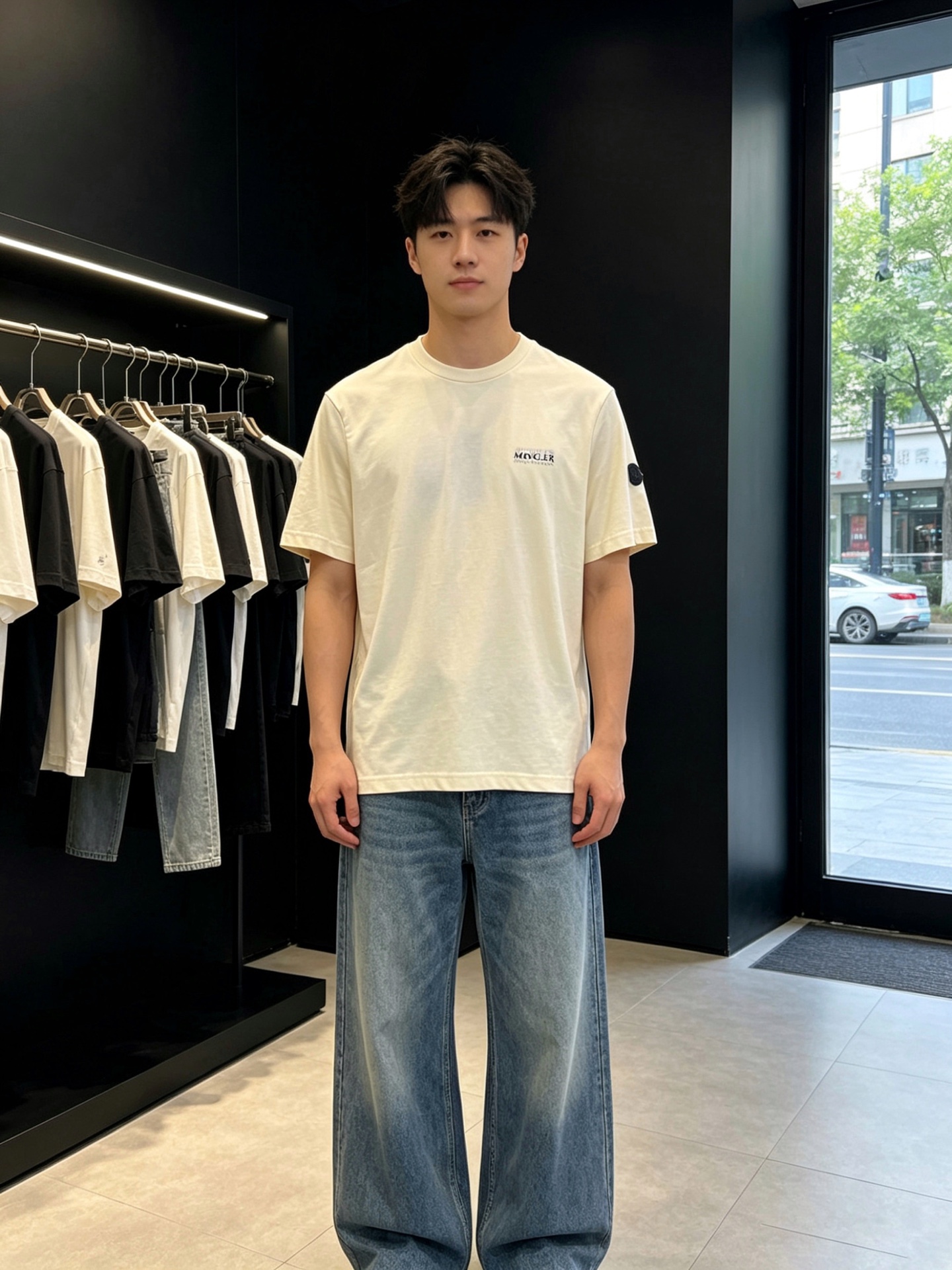 NO:874100,.Moncler's new and original men's casual short-sleeve, high-end customized, high-end version, fashionable and versatile imported fabrics, super soft and delicate to the touch, skin-friendly and comfortable to wear, high-end boutique, exquisite upper body made by the factory, very good, a must-have item for men, complete with three standards, size S-XL, Moncler, T-shirt,19860909.Moncler蒙口砸锅卖铁都要上的新款新款原单男士休闲短袖 高端定制 高端版本 时尚百搭爆款进口面料 手感超柔软细腻 穿着亲肤舒适 高端精品 代工厂精细做上身非常赞 男士必备单品 三标齐全 码数S-XL,,Moncler,T-shirt,,Men's clothing