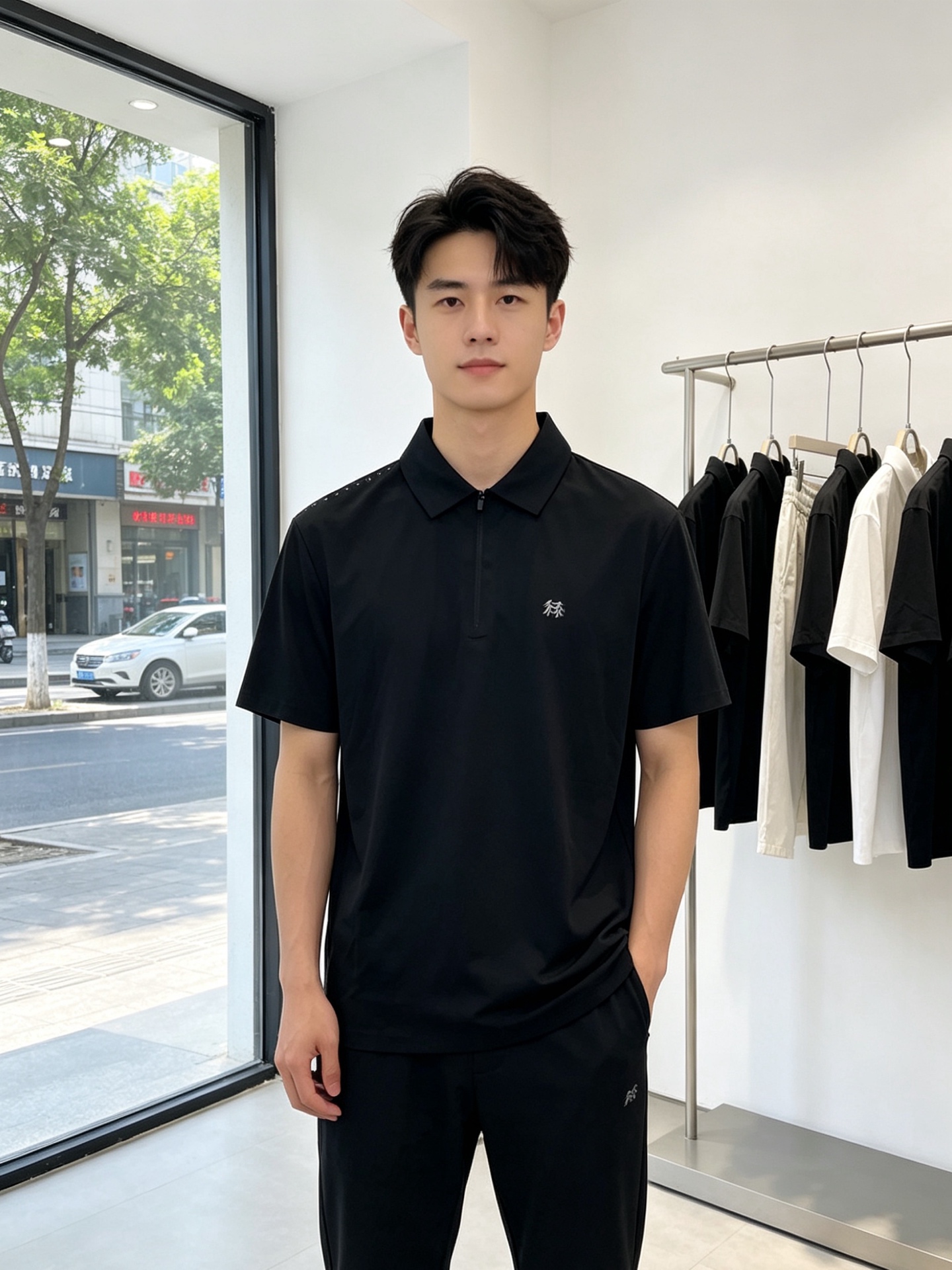 NO:917751,.KOLON SPORTS is a must-have new model for men. High-end customization. High-end version. Fashionable and versatile imported fabrics. Super soft and delicate feel. Skin-friendly and comfortable to wear. High-end boutique. The upper body is exquisitely made by the factory. A must-have item for men. Three complete standards. Size M-4XL, T-shirt,19860909.KOLON SPORTS可隆砸锅卖铁都要上的新款新款原单男士休闲短袖 高端定制 高端版本 时尚百搭爆款进口面料 手感超柔软细腻 穿着亲肤舒适 高端精品 代工厂精细做上身非常赞 男士必备单品 三标齐全 码数M-4XL,,T-shirt,,Men's clothing