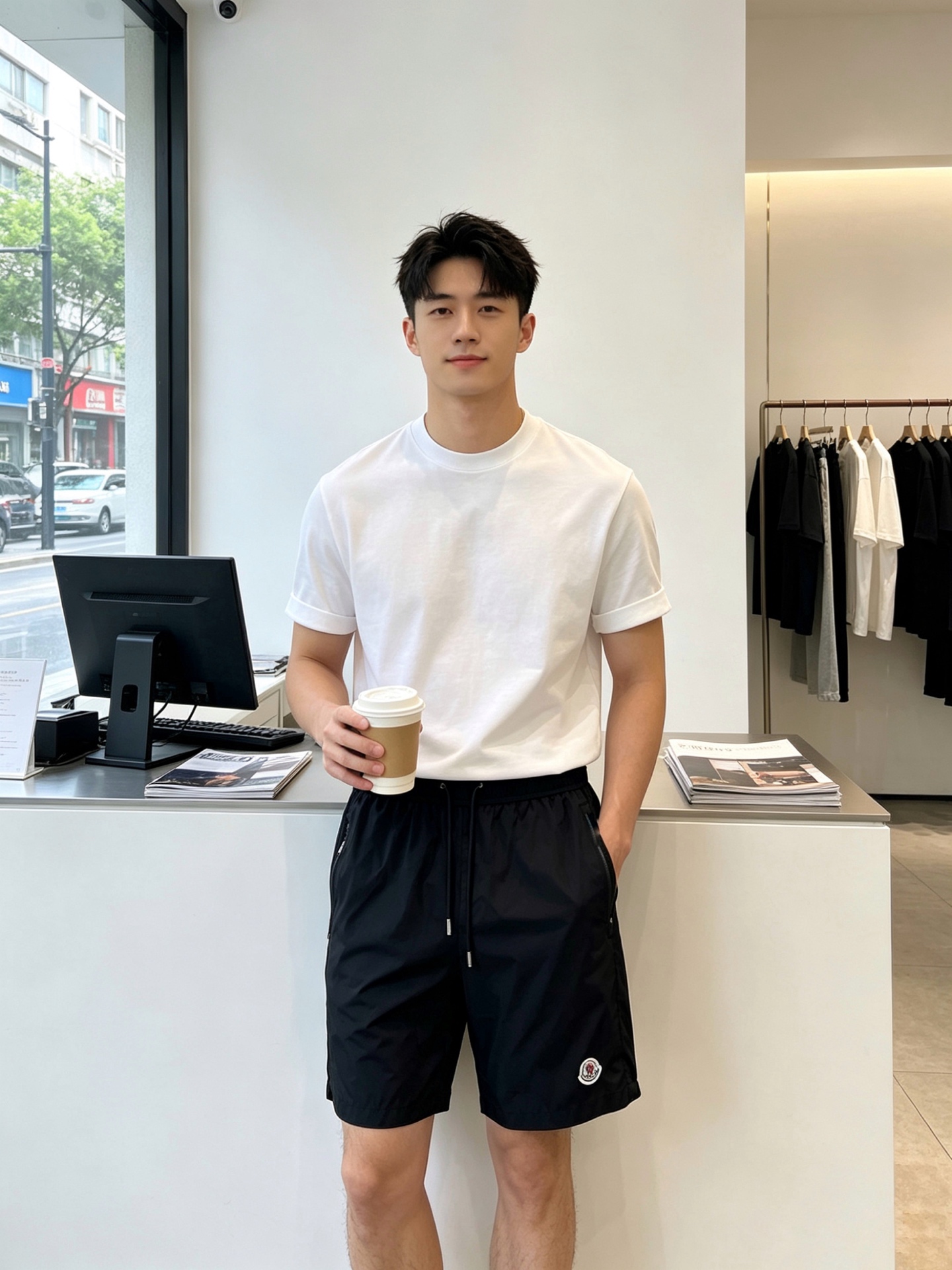 NO:848854,.Moncler exclusively offers new high-end versions of casual shorts for the mouth!  Custom-made fabrics at the counter are highly breathable and comfortable, with impeccable details and brand element design concepts, reflecting high quality. It feels delicate and soft!  It presents a casual cut and the upper body shape is awesome!  Size: M-3XL,,Moncler,shorts,19860909.Moncler蒙口独家专供新款 休闲短裤高端版本！专柜定制面料 透气舒适度高,细节无可挑剔,品牌元素设计理念,体现高品质.手感细腻柔软！呈现休闲裁剪,上身版型超赞！码数: M-3XL,,Moncler,shorts,,Men's clothing