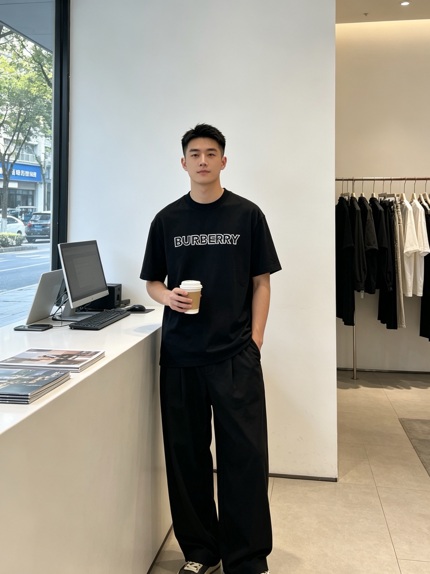 Burberry巴宝莉💥独家专供新款原单男士休闲短袖 高端定制 高端版本 时尚百搭爆款⚠️⚠️✨✨进口面料 手感超柔软细