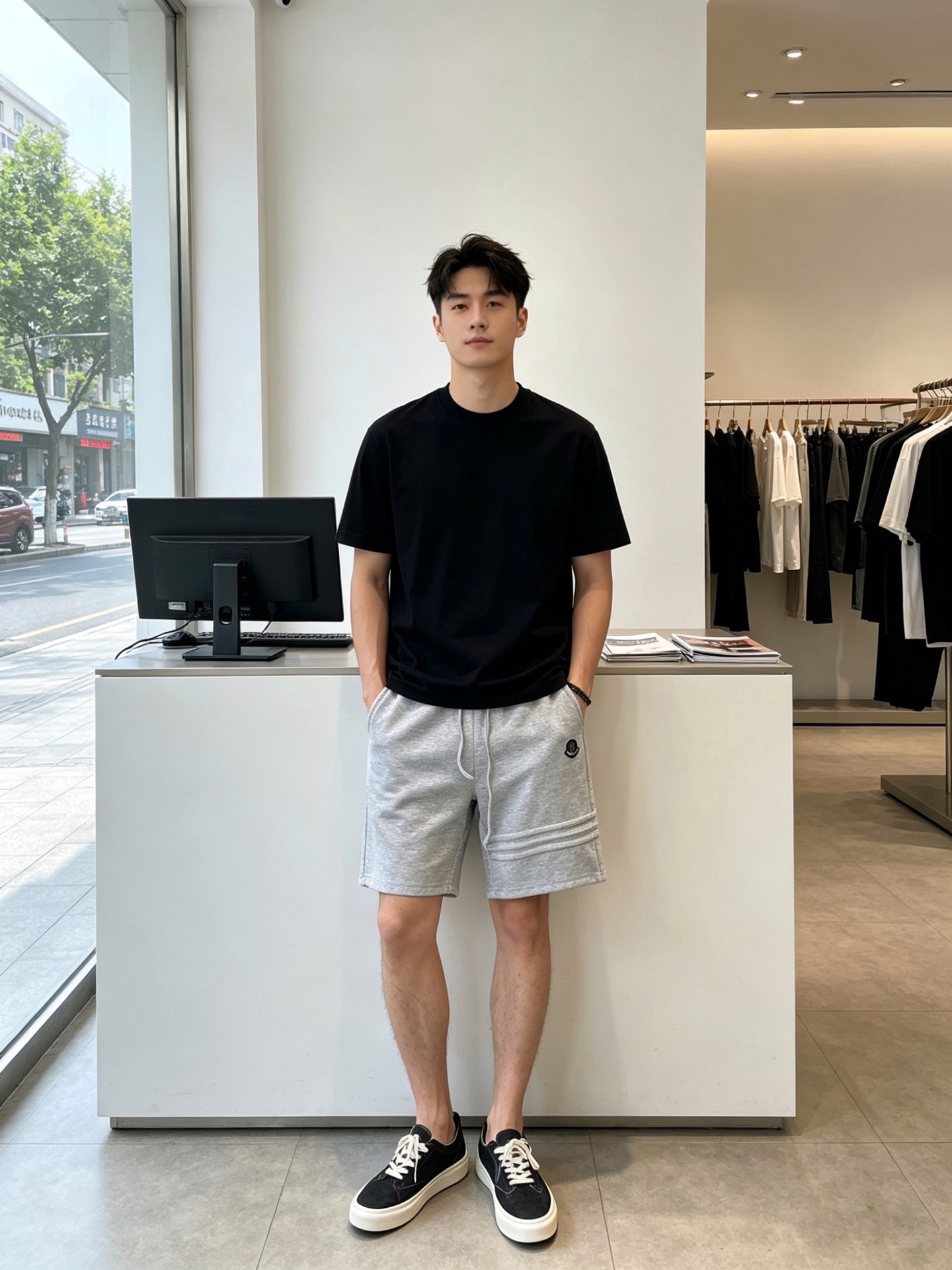 NO:848843,.Moncler only offers high-end version of new casual shorts!  Custom-made fabrics at the counter are highly breathable and comfortable, with impeccable details and brand element design concepts, reflecting high quality. It feels delicate and soft!  It presents a casual cut and the upper body shape is awesome!  Size M-3XL,,Moncler,shorts,19860909.Moncler蒙口独家专供新款休闲短裤高端版本！专柜定制面料 透气舒适度高,细节无可挑剔,品牌元素设计理念,体现高品质.手感细腻柔软！呈现休闲裁剪,上身版型超赞！码数M-3XL,,Moncler,shorts,,Men's clothing