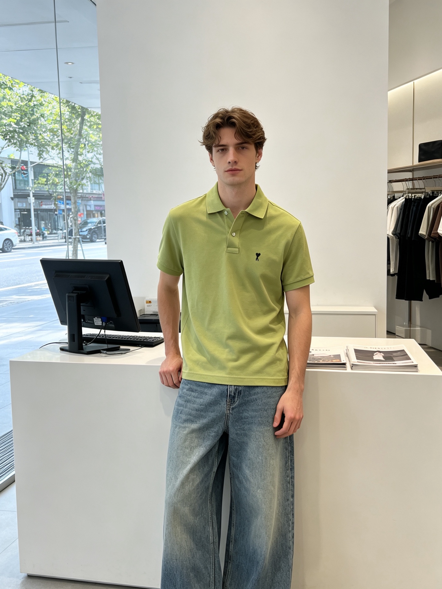 NO:848878,.AMI Amy exclusively provides new original men's casual short-sleeves, high-end customization, high-end version, fashionable and versatile imported fabrics, super soft and delicate to the touch, skin-friendly and comfortable to wear, high-end boutique, the upper body is exquisitely made by the factory, a must-have item for men, complete with three standards, size S-XL, amiri, T-shirt,19860909.AMI艾米独家专供新款原单男士休闲短袖 高端定制 高端版本 时尚百搭爆款进口面料 手感超柔软细腻 穿着亲肤舒适 高端精品 代工厂精细做上身非常赞 男士必备单品 三标齐全 码数S-XL,,amiri,T-shirt,,Men's clothing