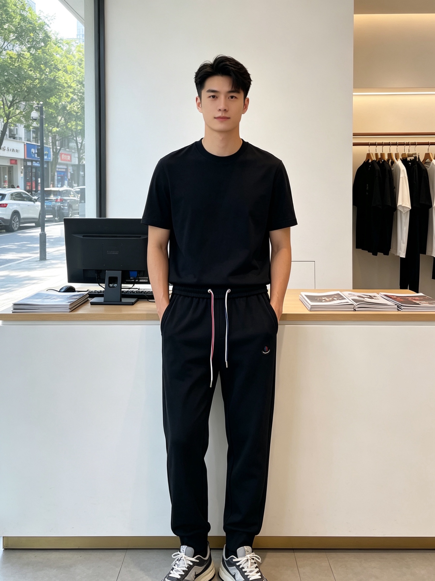 NO:917719,.Moncler’s new style of casual pants is a high-end version!  Custom-made fabrics at the counter are highly breathable and comfortable, with impeccable details and brand element design concepts, reflecting high quality. It feels delicate and soft!  It presents a casual cut and the upper body shape is awesome!  Size M-3XL,,Moncler,19860909.Moncler蒙口砸锅卖铁都要上的新款新款休闲裤 高端版本！专柜定制面料 透气舒适度高,细节无可挑剔,品牌元素设计理念,体现高品质.手感细腻柔软！呈现休闲裁剪,上身版型超赞！码数M-3XL,,Moncler,,Men's clothing