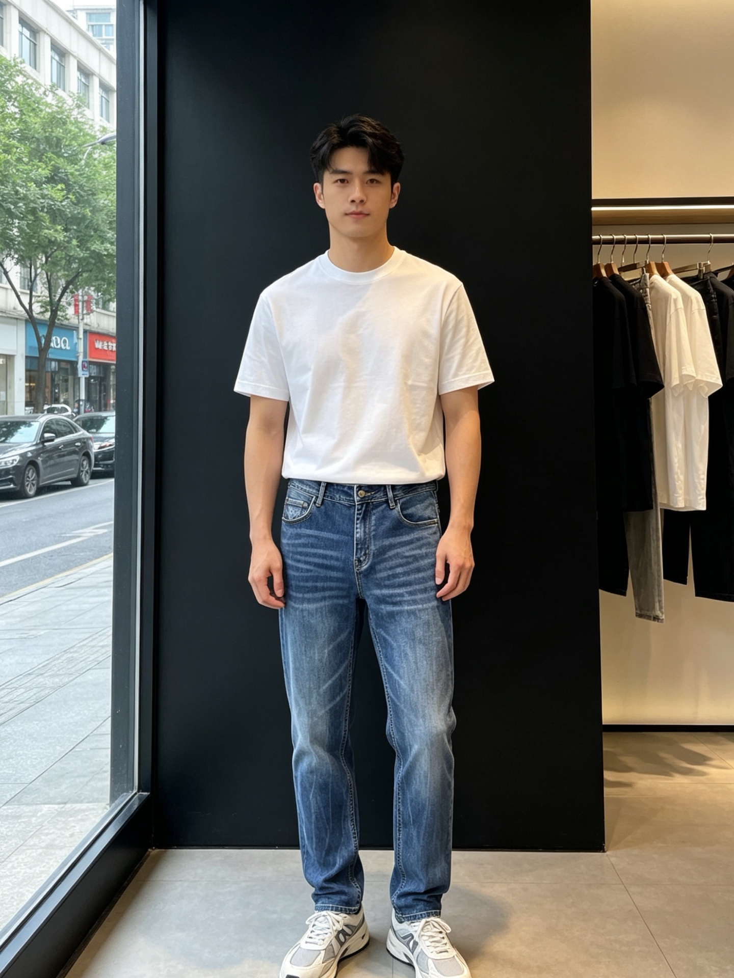 NO:917704,.DESCENTE is a high-end version of the new casual jeans that Desante wants to sell. Customized fabrics at the counter. Highly breathable and comfortable, with impeccable details. The brand element design concept embodies high quality. It feels delicate and soft!  It presents a casual cut and the upper body shape is awesome!  Code number 29-38,,jeans,19860909.DESCENTE迪桑特砸锅卖铁都要上的新款新款休闲牛仔裤高端版本 专柜定制面料 透气舒适度高,细节无可挑剔,品牌元素设计理念,体现高品质.手感细腻柔软！呈现休闲裁剪,上身版型超赞！码数29-38,,jeans,,Men's clothing