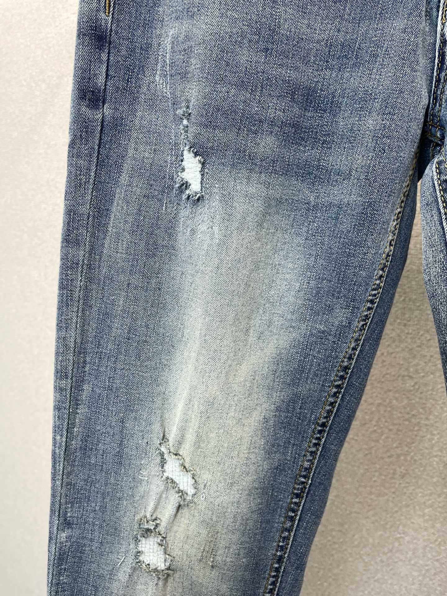 。Hermès爱马仕💥砸锅卖铁都要上的新款新款休闲牛仔裤👖高端版本 专柜定制面料 透气舒适度高，细节无可