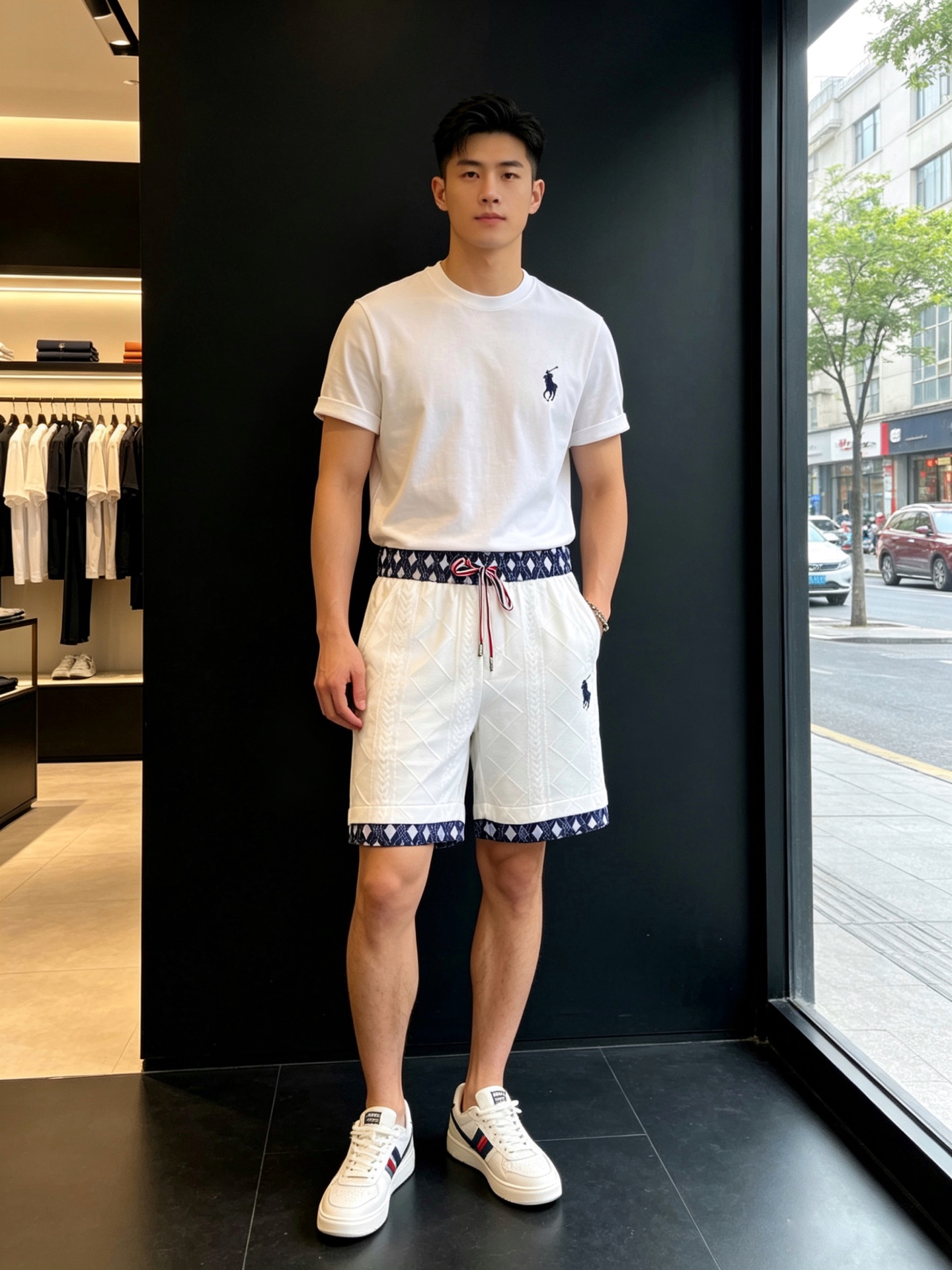 NO:917737,.Ralph Lauren's new casual shorts that everyone will buy. High-end version. Custom-made fabrics at the counter. Highly breathable and comfortable, with impeccable details. The brand element design concept reflects high quality. It feels delicate and soft!  It presents a casual cut and the upper body shape is awesome!  Size M-3XL,,loro piana,shorts,19860909.Ralph Lauren拉夫劳伦砸锅卖铁都要上的新款新款休闲短裤 高端版本 专柜定制面料 透气舒适度高,细节无可挑剔,品牌元素设计理念,体现高品质.手感细腻柔软！呈现休闲裁剪,上身版型超赞！码数M-3XL,,loro piana,shorts,,Men's clothing