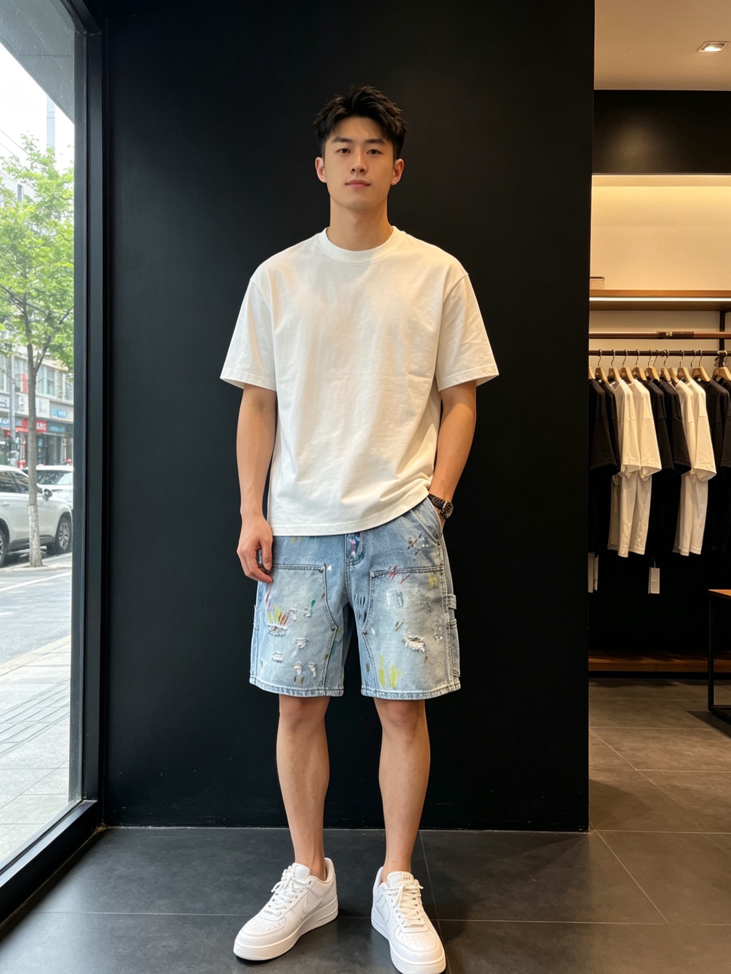 NO:913001,.Chrome hearts are the new casual denim shorts that everyone must buy. High-end version. Custom-made fabrics at the counter. Highly breathable and comfortable, with impeccable details. The brand element design concept reflects high quality. It feels delicate and soft!  It presents a casual cut and the upper body shape is awesome!  Size S-3XL,,chrome hearts,chrome hearts,shorts,19860909.Chrome hearts克罗心砸锅卖铁都要上的新款新款休闲牛仔短裤 高端版本 专柜定制面料 透气舒适度高,细节无可挑剔,品牌元素设计理念,体现高品质.手感细腻柔软！呈现休闲裁剪,上身版型超赞！码数S-3XL,,chrome hearts,chrome hearts,shorts,,Men's clothing