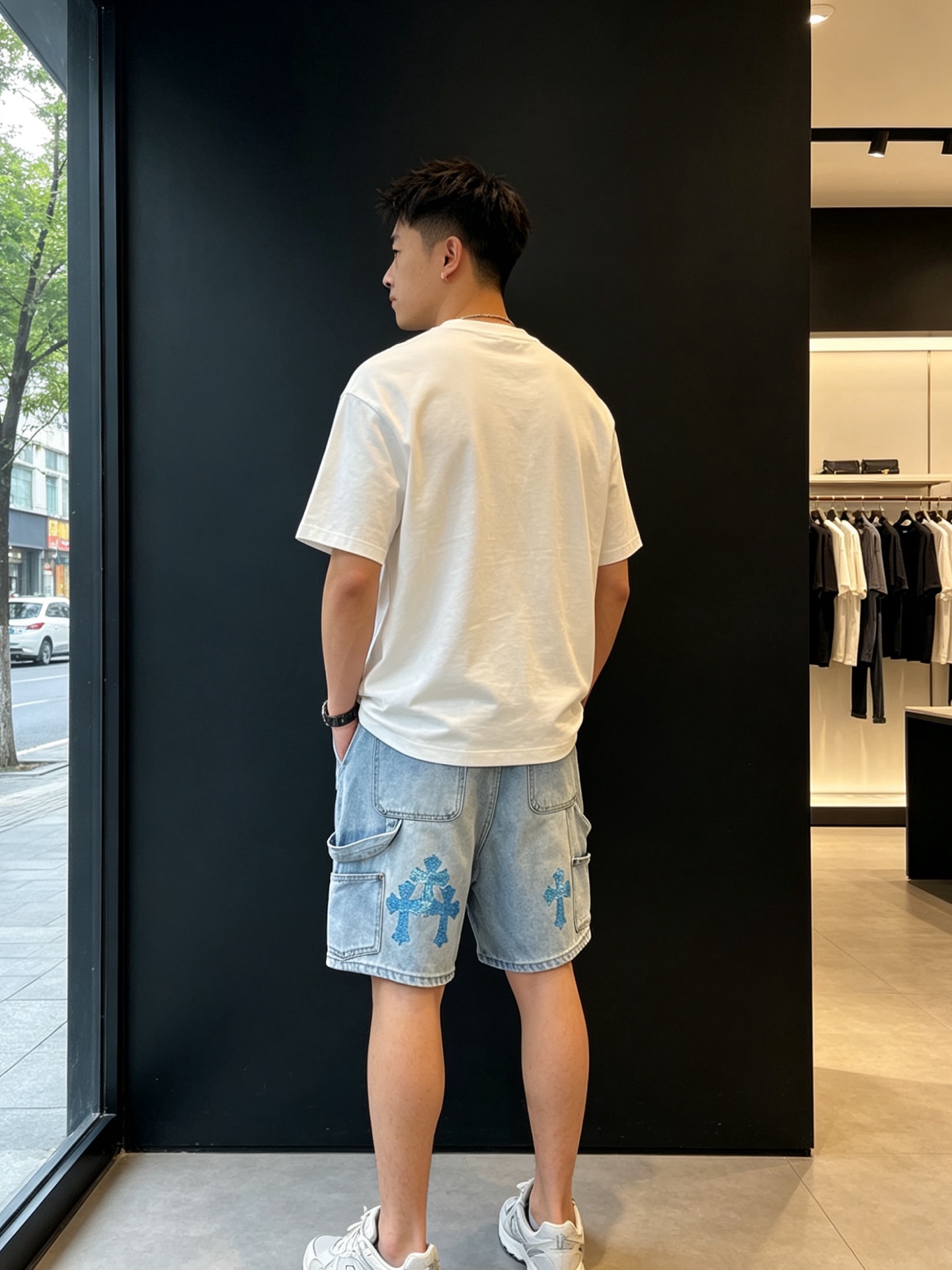 。Chrome hearts克罗心💥砸锅卖铁都要上的新款新款休闲牛仔短裤 🩳高端版本 专柜定制面料 透气