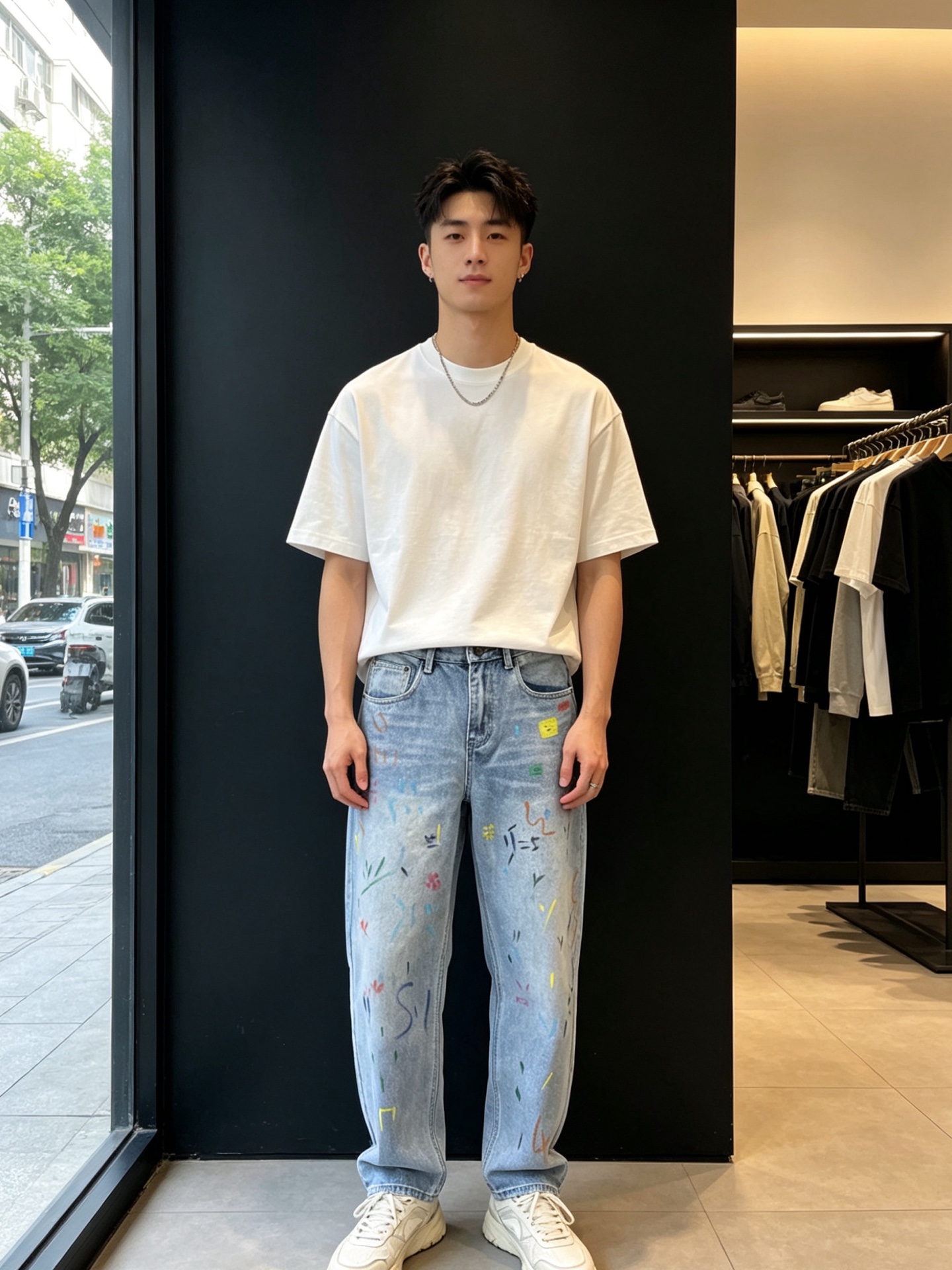 NO:917706,.The high-end version of Acne Studios' new casual jeans that everyone sells. Customized fabrics at the counter. Highly breathable and comfortable, with impeccable details. The brand element design concept embodies high quality. It feels delicate and soft!  It presents a casual cut and the upper body shape is awesome!  Code number 29-38 (no 37),,acne studios,dior,jeans,19860909.Acne Studios砸锅卖铁都要上的新款新款休闲牛仔裤高端版本 专柜定制面料 透气舒适度高,细节无可挑剔,品牌元素设计理念,体现高品质.手感细腻柔软！呈现休闲裁剪,上身版型超赞！码数29-38（无37）,,acne studios,dior,jeans,,Men's clothing