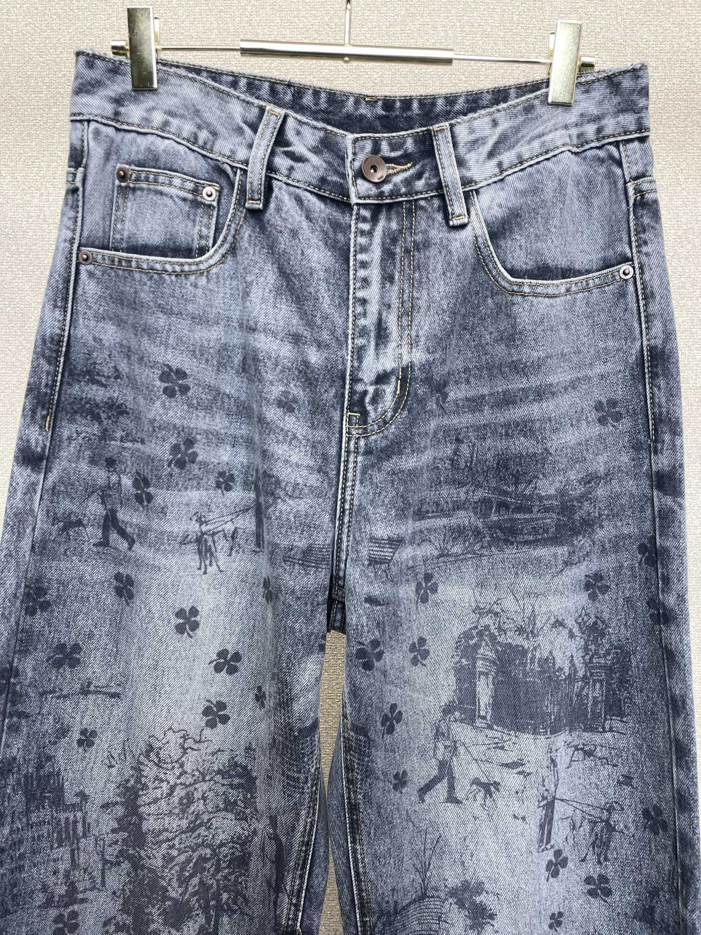 。Louis Vuitton路易威登💥砸锅卖铁都要上的新款新款休闲牛仔裤👖高端版本 专柜定制面料 透气舒