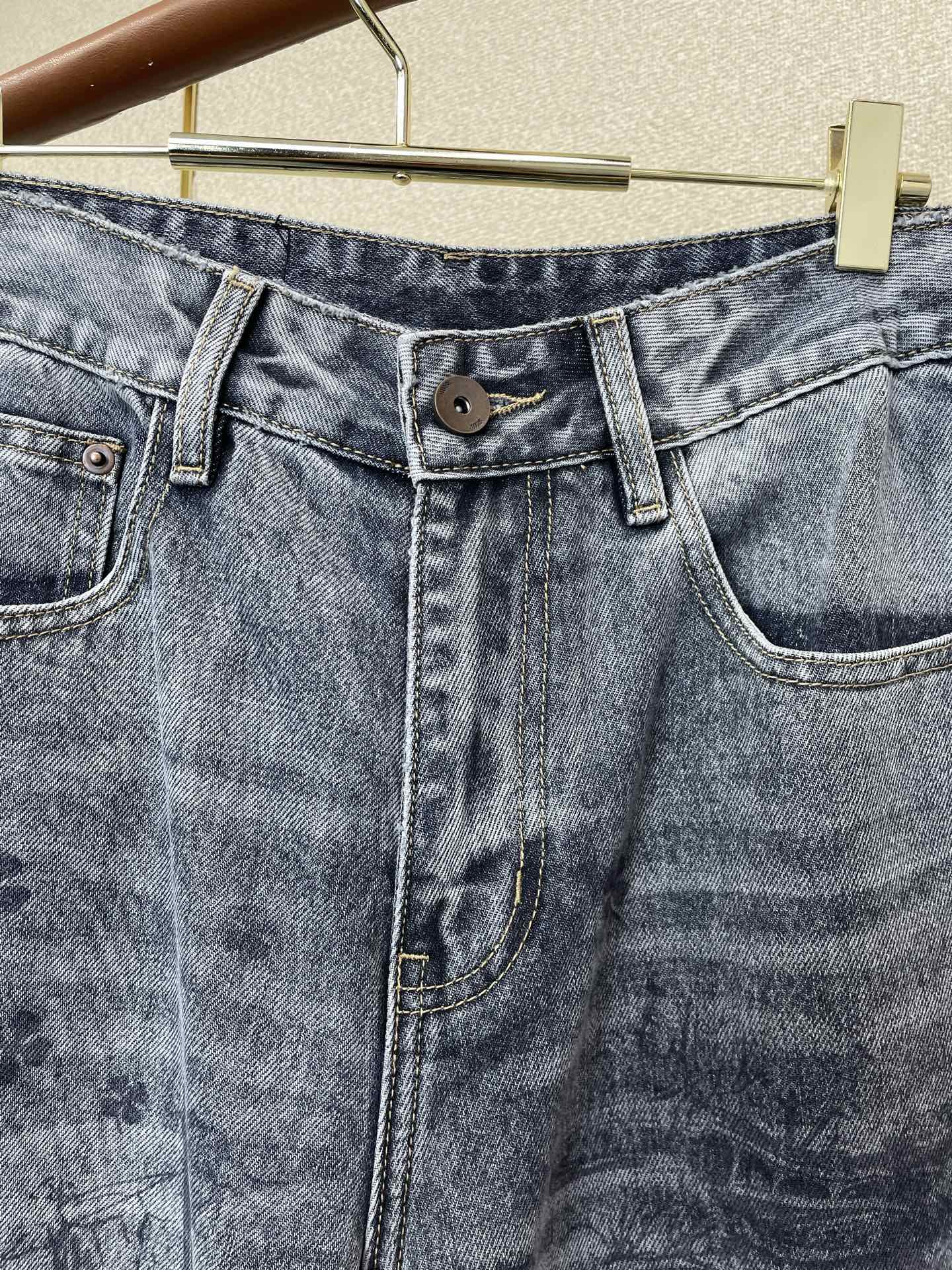 。Louis Vuitton路易威登💥砸锅卖铁都要上的新款新款休闲牛仔裤👖高端版本 专柜定制面料 透气舒