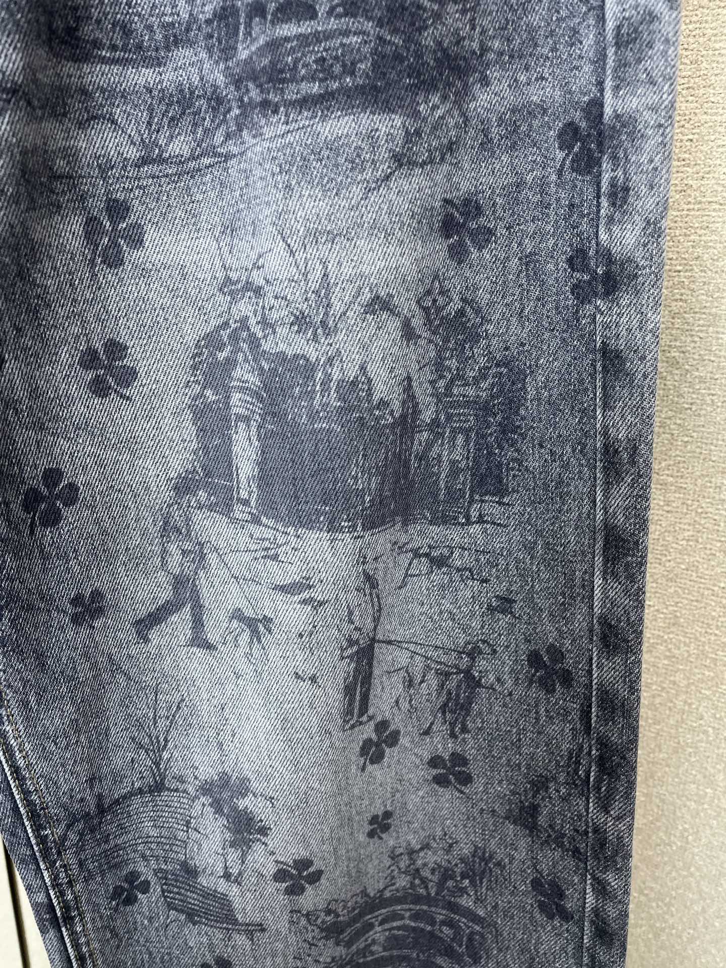 。Louis Vuitton路易威登💥砸锅卖铁都要上的新款新款休闲牛仔裤👖高端版本 专柜定制面料 透气舒