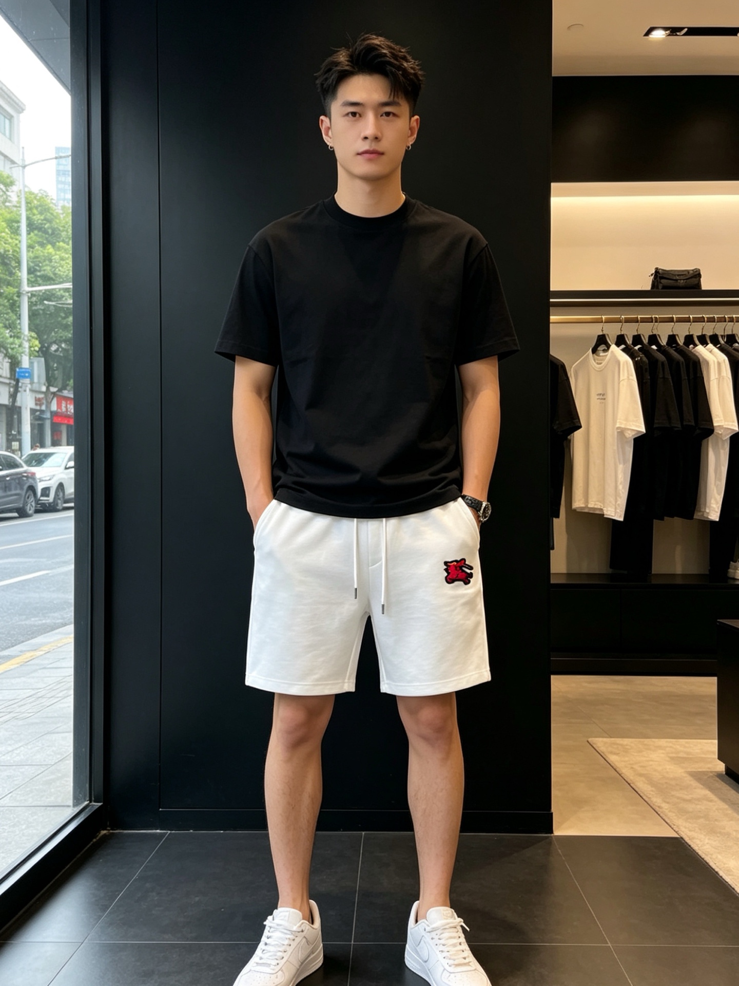 NO:917743,.Burberry’s new casual shorts are a high-end version that everyone wants to sell!  Custom-made fabrics at the counter are highly breathable and comfortable, with impeccable details and brand element design concepts, reflecting high quality. It feels delicate and soft!  It presents a casual cut and the upper body shape is awesome!  Size: M-3XL,,burberry,burberry,shorts,19860909.Burberry巴宝莉砸锅卖铁都要上的新款新款休闲短裤 高端版本！专柜定制面料 透气舒适度高,细节无可挑剔,品牌元素设计理念,体现高品质.手感细腻柔软！呈现休闲裁剪,上身版型超赞！码数: M-3XL,,burberry,burberry,shorts,,Men's clothing