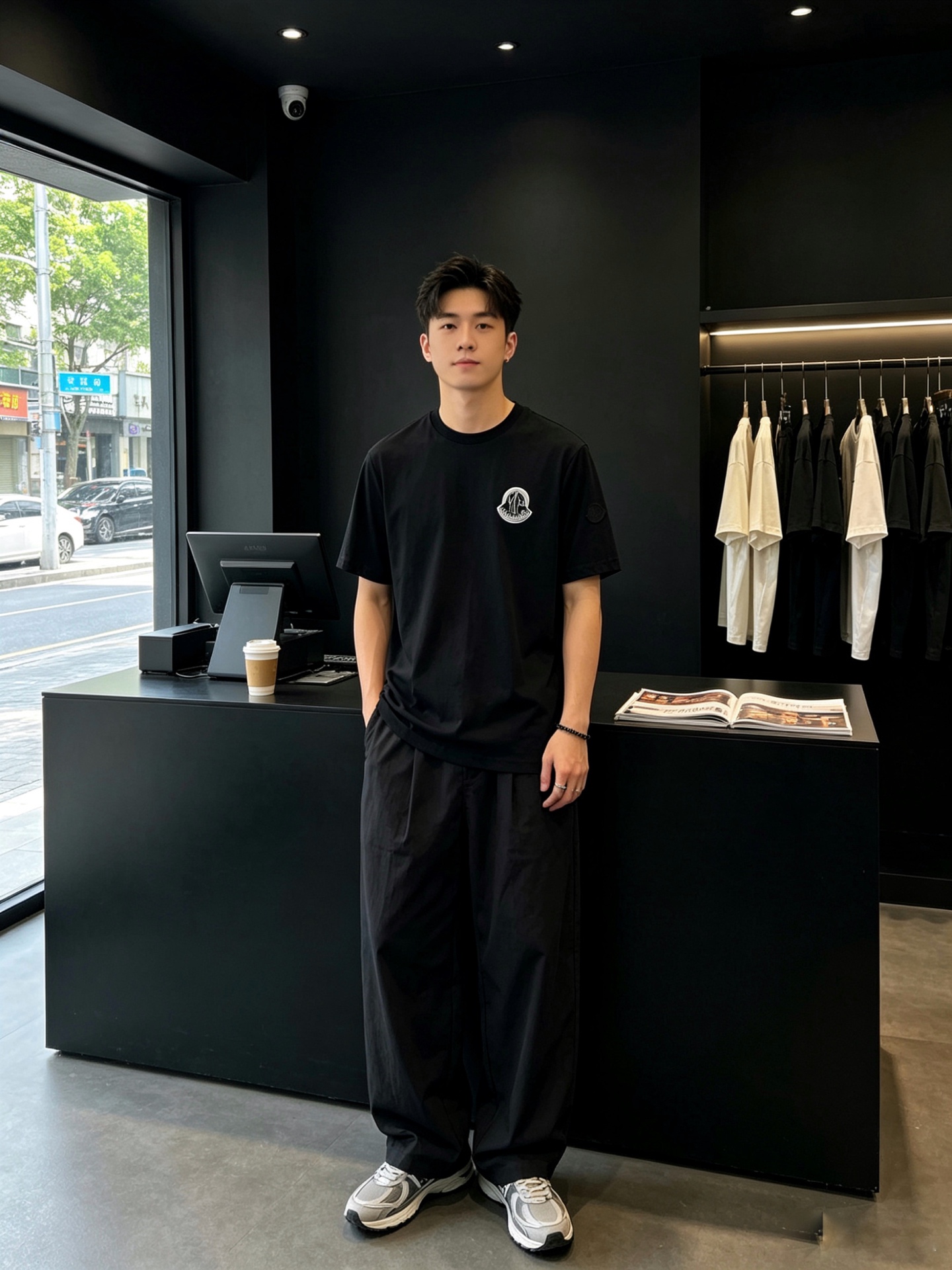 NO:856542,.Moncler's new and original men's casual short-sleeve, high-end customized, high-end version, fashionable and versatile imported fabrics, super soft and delicate to the touch, skin-friendly and comfortable to wear, high-end boutique, exquisite upper body made by the factory, very good, a must-have item for men, complete with three standards, size S-XL, Moncler, T-shirt,19860909.Moncler蒙口砸锅卖铁都要上的新款新款原单男士休闲短袖 高端定制 高端版本 时尚百搭爆款进口面料 手感超柔软细腻 穿着亲肤舒适 高端精品 代工厂精细做上身非常赞 男士必备单品 三标齐全 码数S-XL,,Moncler,T-shirt,,Men's clothing