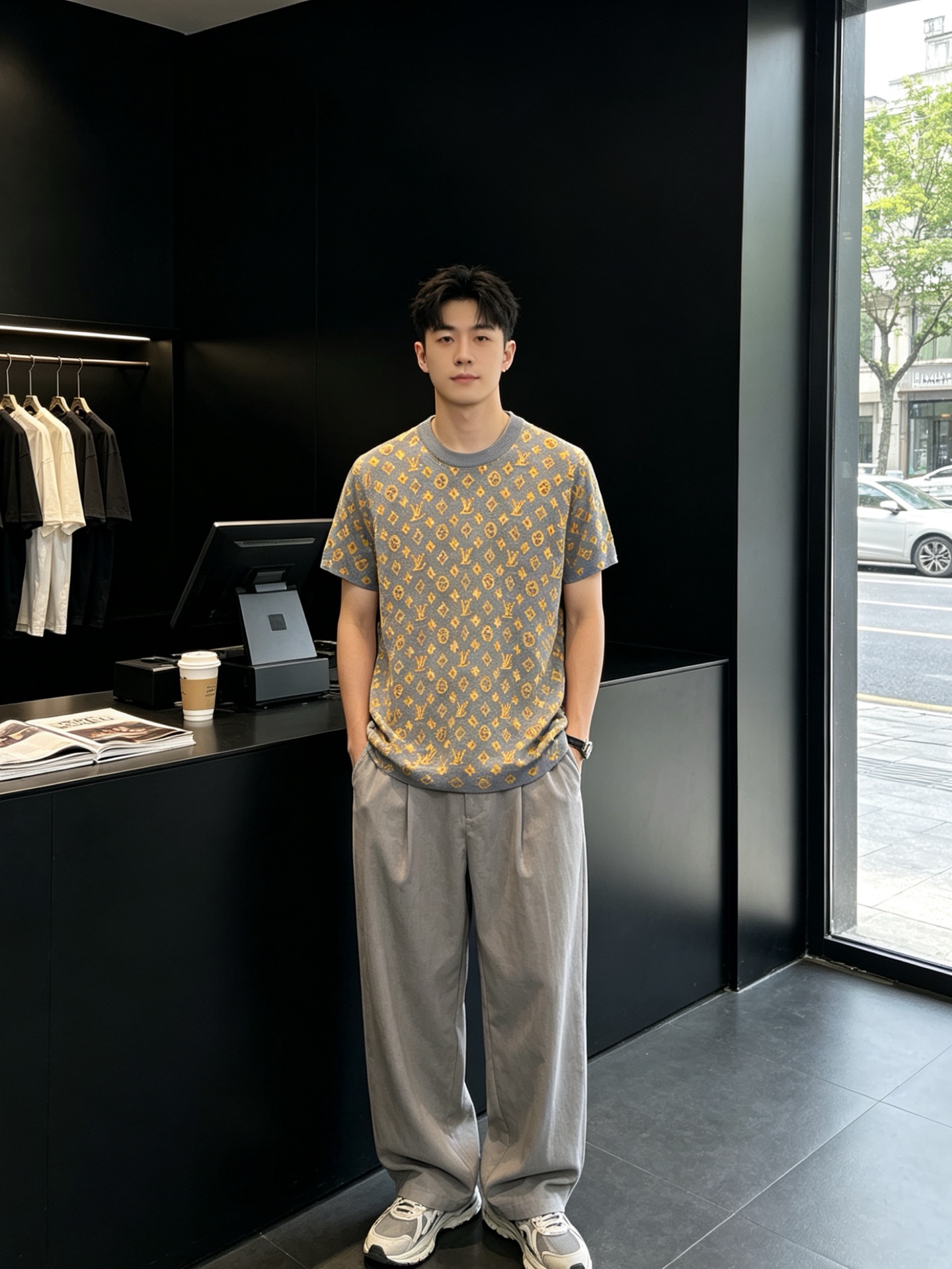 NO:913019,.Louis Vuitton's new original men's casual short-sleeves are the most popular. High-end customization. High-end version. Fashionable and versatile imported fabrics. Super soft and delicate feel. Skin-friendly and comfortable to wear. High-end boutique. The upper body made by the factory is very good. Men's must-have items. Three complete standards. Size S-XL, Louis Vuitton, Louis Vuitton, T-shirt,19860909.Louis Vuitton路易威登砸锅卖铁都要上的新款新款原单男士休闲短袖 高端定制 高端版本 时尚百搭爆款进口面料 手感超柔软细腻 穿着亲肤舒适 高端精品 代工厂精细做上身非常赞 男士必备单品 三标齐全 码数S-XL,,louis vuitton,louis vuitton,T-shirt,,Men's clothing