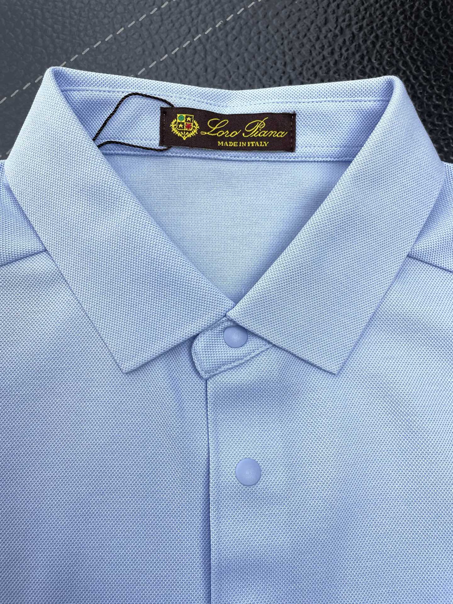 。Loro Piana-Loro Piana诺悠翩雅💥砸锅卖铁都要上的新款新款原单男士休闲短袖 高端定制