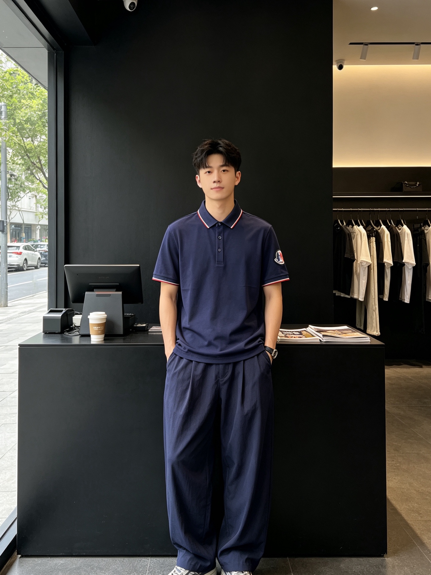 NO:868782,.Moncler's new and original men's casual short-sleeves are the most popular ones. High-end customization. High-end version. Fashionable and versatile imported fabrics. Super soft and delicate feel. Skin-friendly and comfortable to wear. High-end boutique. The upper body is finely made by the factory. It's a must-have item for men. Three complete standards. Size S-4XL, Moncler, T-shirt,19860909.Moncler蒙口砸锅卖铁都要上的新款新款原单男士休闲短袖 高端定制 高端版本 时尚百搭爆款进口面料 手感超柔软细腻 穿着亲肤舒适 高端精品 代工厂精细做上身非常赞 男士必备单品 三标齐全 码数S-4XL,,Moncler,T-shirt,,Men's clothing