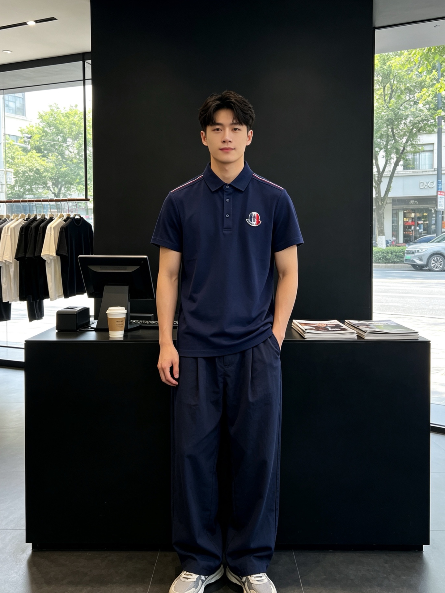 NO:856551,.Moncler's new and original men's casual short-sleeves are the most popular ones. High-end customization. High-end version. Fashionable and versatile imported fabrics. Super soft and delicate feel. Skin-friendly and comfortable to wear. High-end boutique. The upper body is finely made by the factory. It's a must-have item for men. Three complete standards. Size S-4XL, Moncler, T-shirt,19860909.Moncler蒙口砸锅卖铁都要上的新款新款原单男士休闲短袖 高端定制 高端版本 时尚百搭爆款进口面料 手感超柔软细腻 穿着亲肤舒适 高端精品 代工厂精细做上身非常赞 男士必备单品 三标齐全 码数S-4XL,,Moncler,T-shirt,,Men's clothing