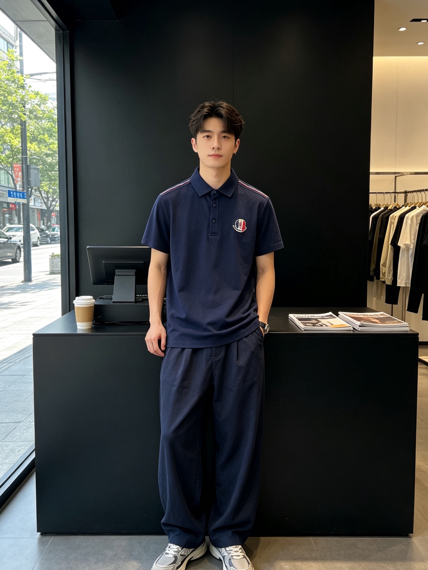 NO:868804,.Moncler's new and original men's casual short-sleeves are the most popular ones. High-end customization. High-end version. Fashionable and versatile imported fabrics. Super soft and delicate feel. Skin-friendly and comfortable to wear. High-end boutique. The upper body is finely made by the factory. It's a must-have item for men. Three complete standards. Size S-4XL, Moncler, T-shirt,19860909.Moncler蒙口砸锅卖铁都要上的新款新款原单男士休闲短袖 高端定制 高端版本 时尚百搭爆款进口面料 手感超柔软细腻 穿着亲肤舒适 高端精品 代工厂精细做上身非常赞 男士必备单品 三标齐全 码数S-4XL,,Moncler,T-shirt,,Men's clothing