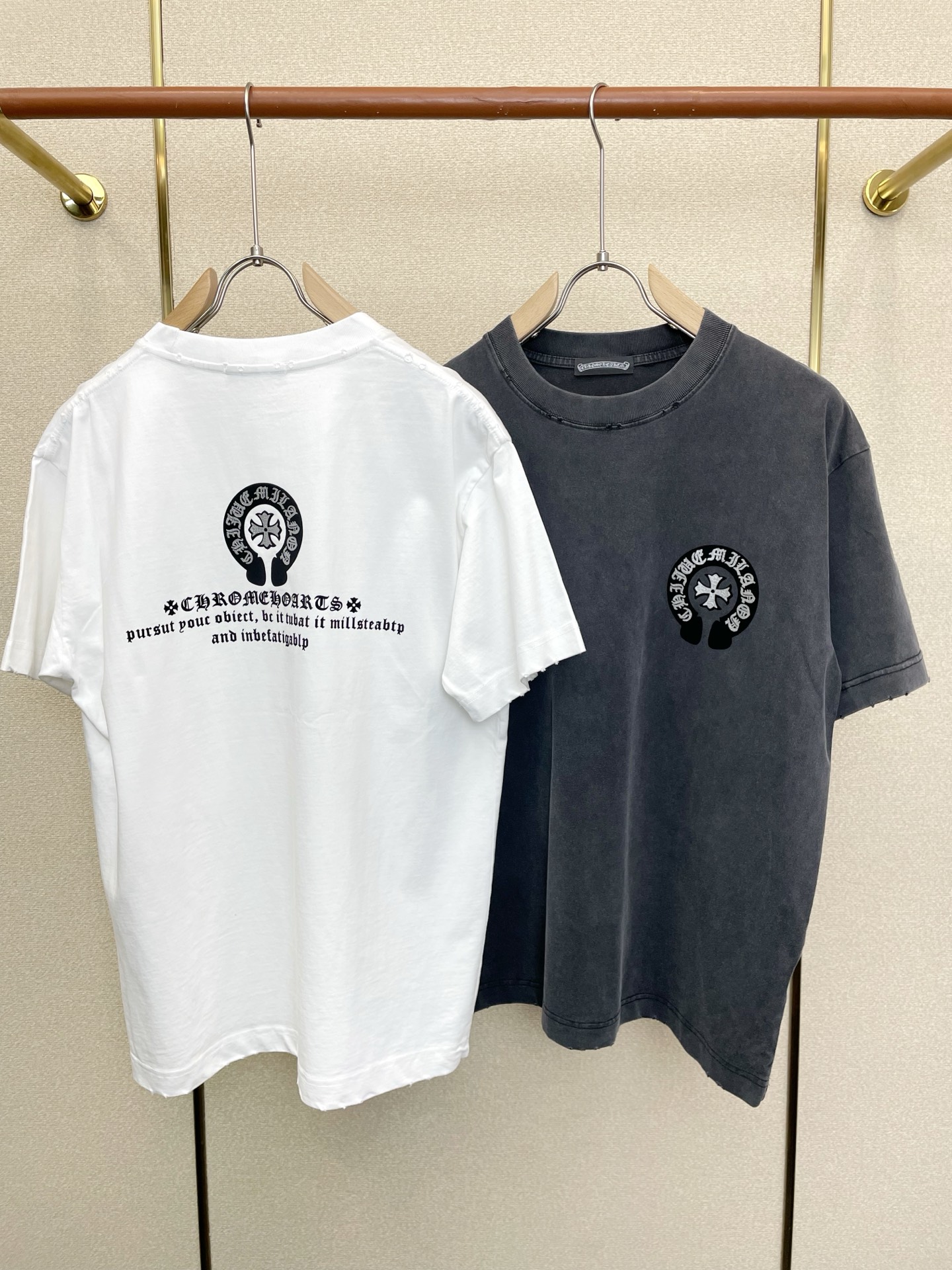。Chrome hearts克罗心💥砸锅卖铁都要上的新款新款原单男士休闲短袖 高端定制 高端版本 时尚百