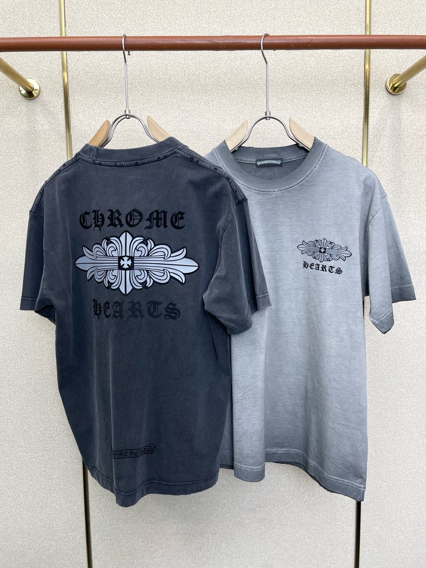。Chrome hearts克罗心💥砸锅卖铁都要上的新款新款原单男士休闲短袖 高端定制 高端版本 时尚百