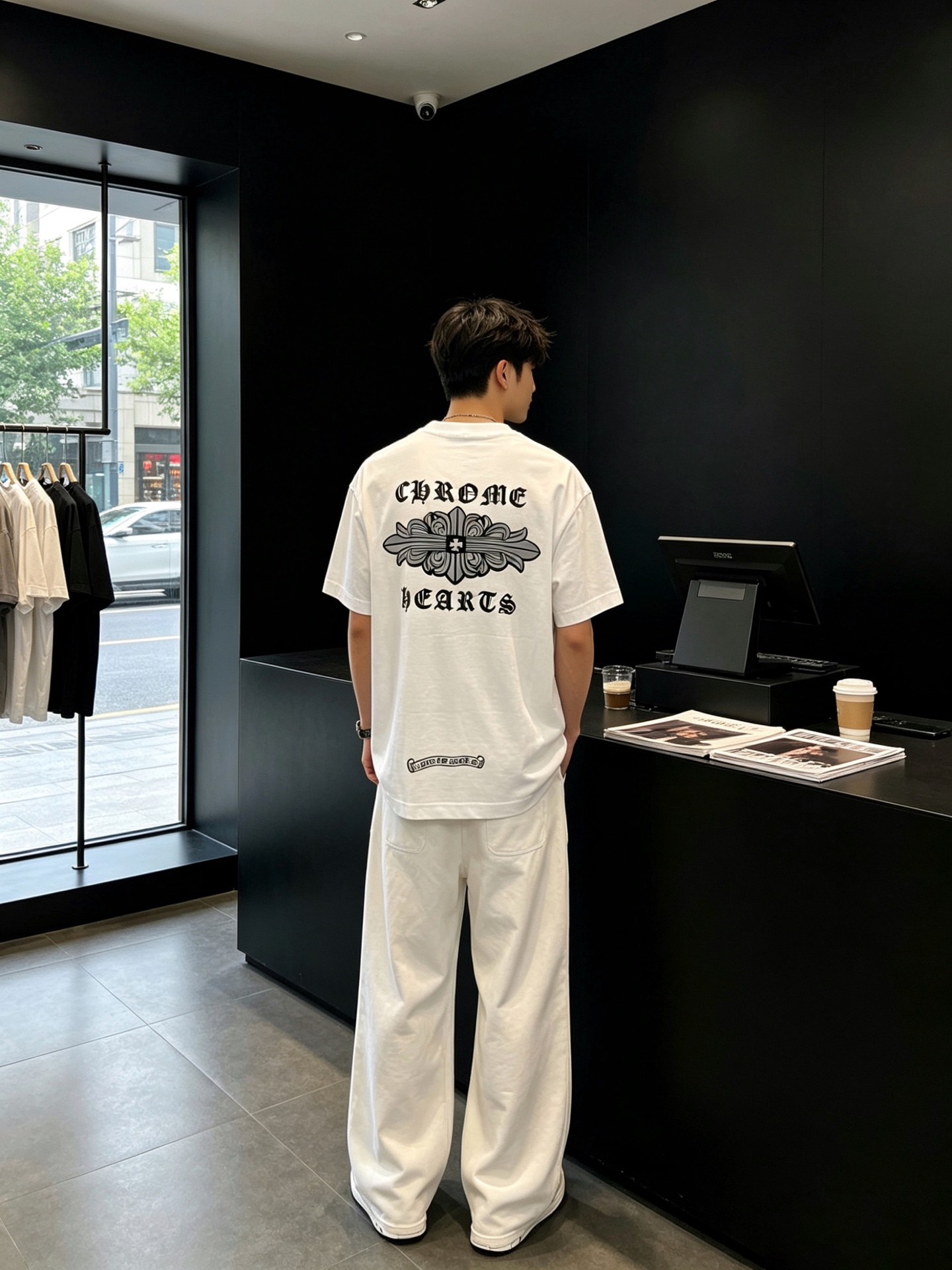 。Chrome hearts克罗心💥砸锅卖铁都要上的新款新款原单男士休闲短袖 高端定制 高端版本 时尚百