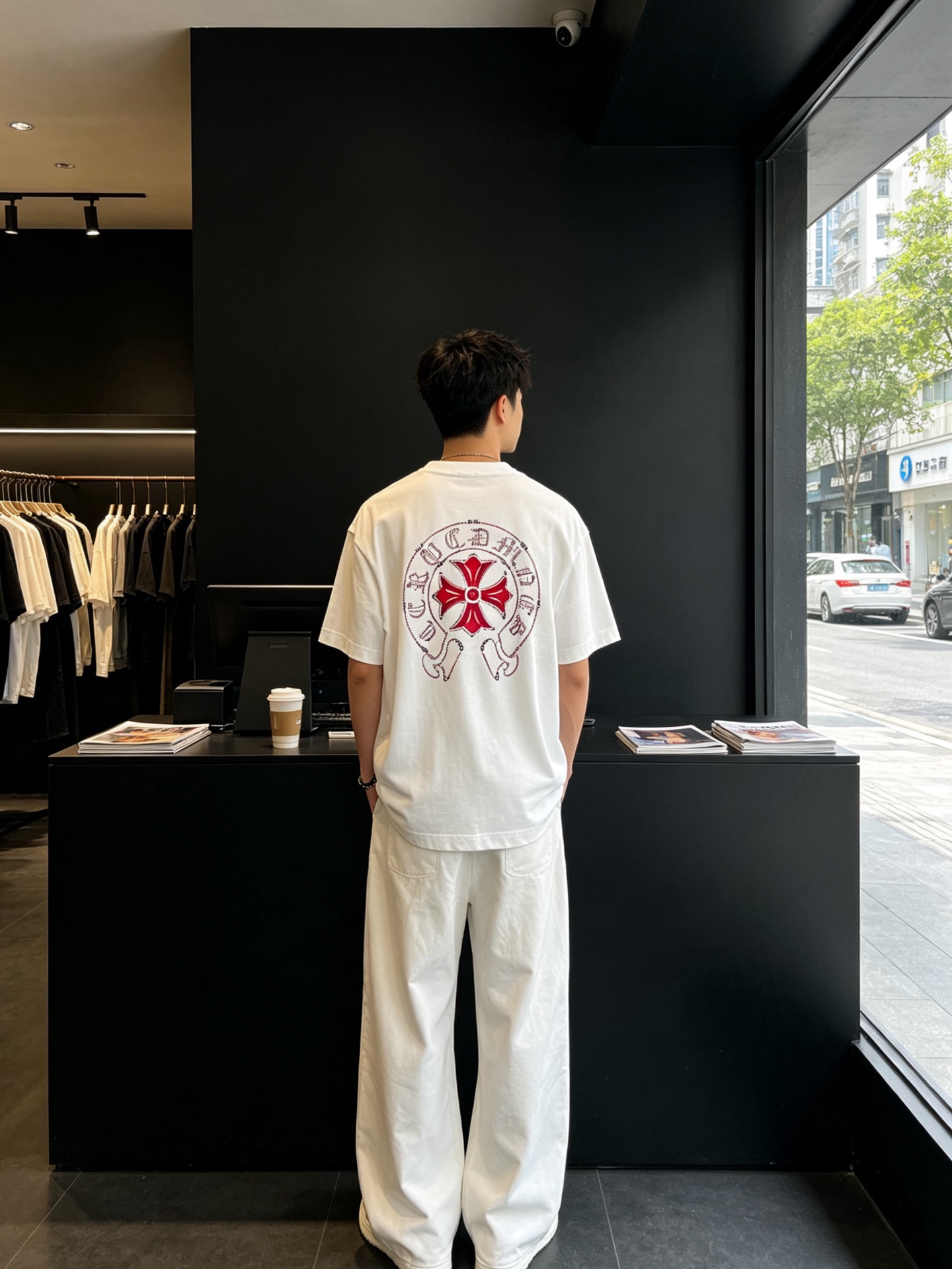 。Chrome hearts克罗心💥砸锅卖铁都要上的新款新款原单男士休闲短袖 高端定制 高端版本 时尚百