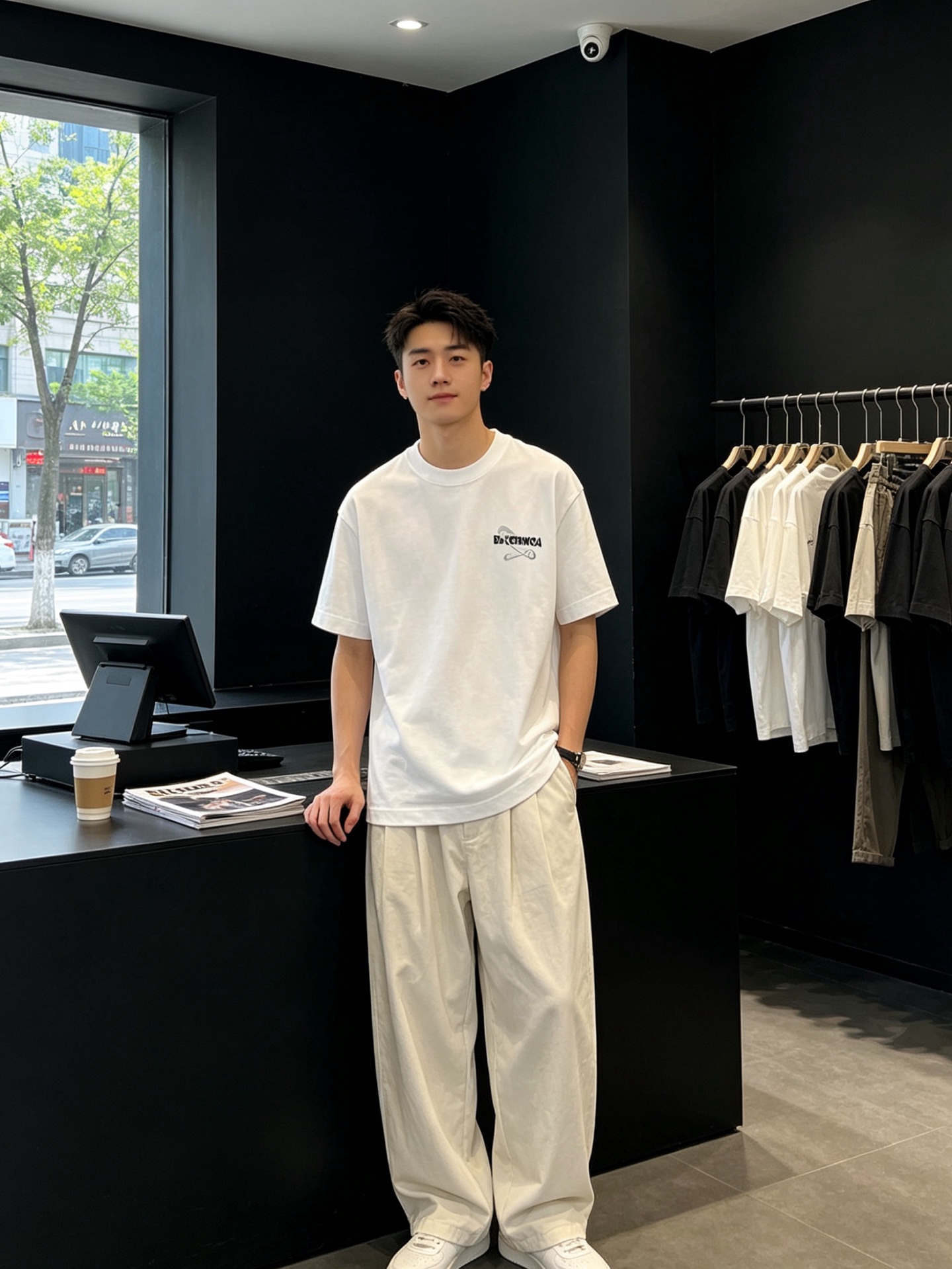 NO:868668,.Balenciaga's new and original men's casual short-sleeves are sold all over the world. High-end customization. High-end version. Fashionable and versatile imported fabrics. Super soft and delicate feel. Skin-friendly and comfortable to wear. High-end boutique. The upper body is finely made by the factory. It is a must-have item for men. Three standards are complete. Size S-2XL,,balenciaga,balenciaga,T-shirt,19860909.Balenciaga巴黎世家砸锅卖铁都要上的新款新款原单男士休闲短袖 高端定制 高端版本 时尚百搭爆款进口面料 手感超柔软细腻 穿着亲肤舒适 高端精品 代工厂精细做上身非常赞 男士必备单品 三标齐全 码数S-2XL,,balenciaga,balenciaga,T-shirt,,Men's clothing