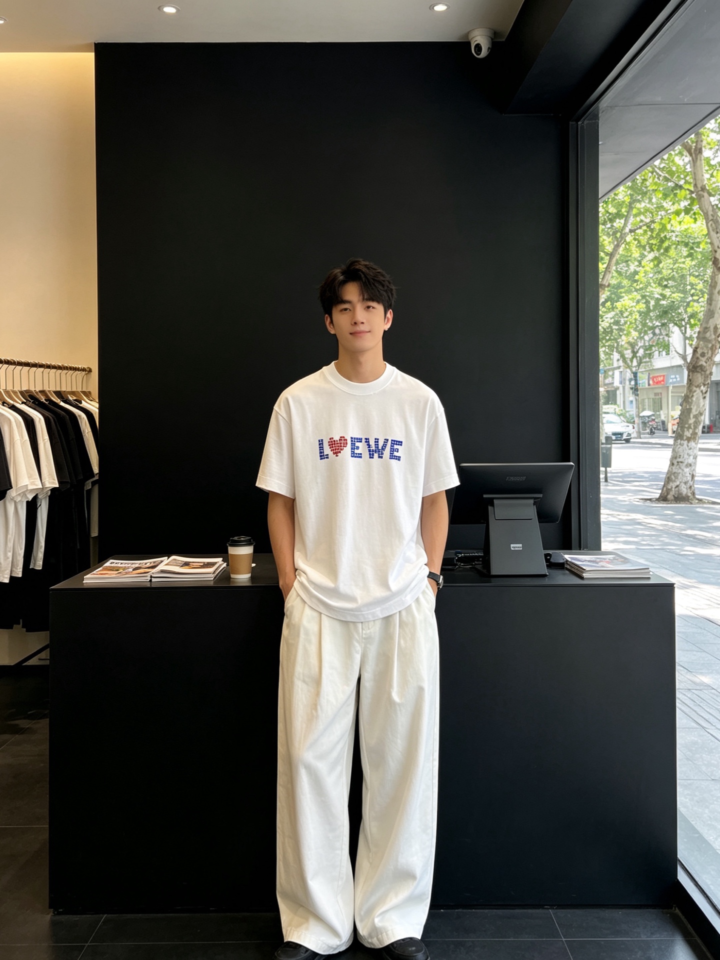 NO:856521,.LOEWE is a must-have new model of original men's casual short-sleeves. High-end customization. High-end version. Fashionable and versatile imported fabrics. Super soft and delicate feel. Skin-friendly and comfortable to wear. High-end boutique. The upper body is finely made by the factory. It is a must-have item for men. Three complete standards. Size S-2XL,,loewe,loewe,T-shirt,19860909.LOEWE罗意威砸锅卖铁都要上的新款新款原单男士休闲短袖 高端定制 高端版本 时尚百搭爆款进口面料 手感超柔软细腻 穿着亲肤舒适 高端精品 代工厂精细做上身非常赞 男士必备单品 三标齐全 码数S-2XL,,loewe,loewe,T-shirt,,Men's clothing