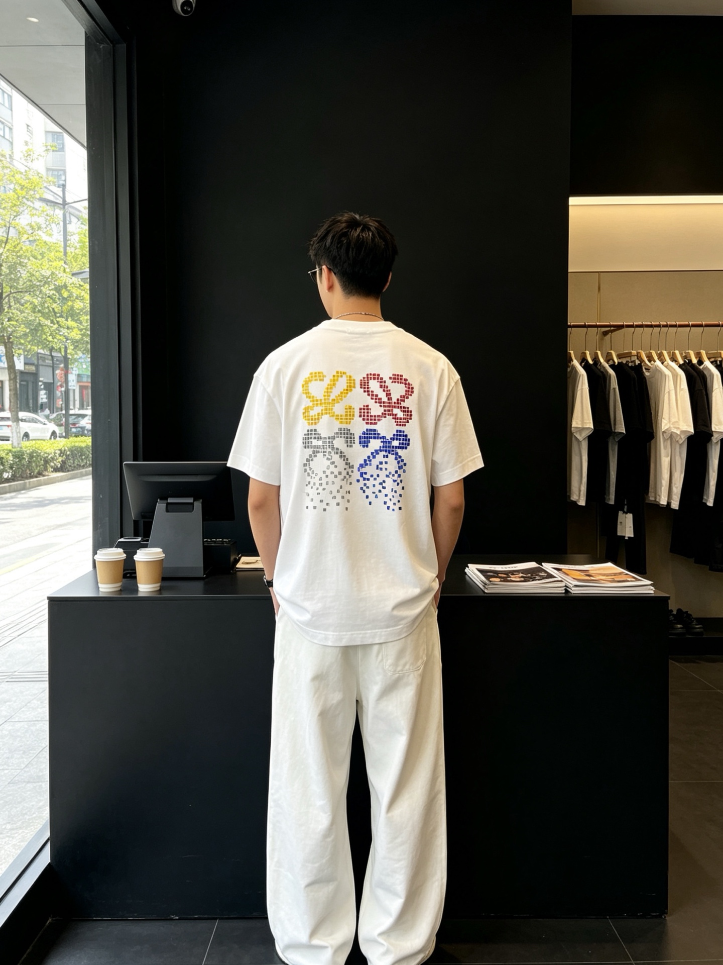 。LOEWE罗意威💥砸锅卖铁都要上的新款新款原单男士休闲短袖 高端定制 高端版本 时尚百搭爆款⚠️⚠️✨