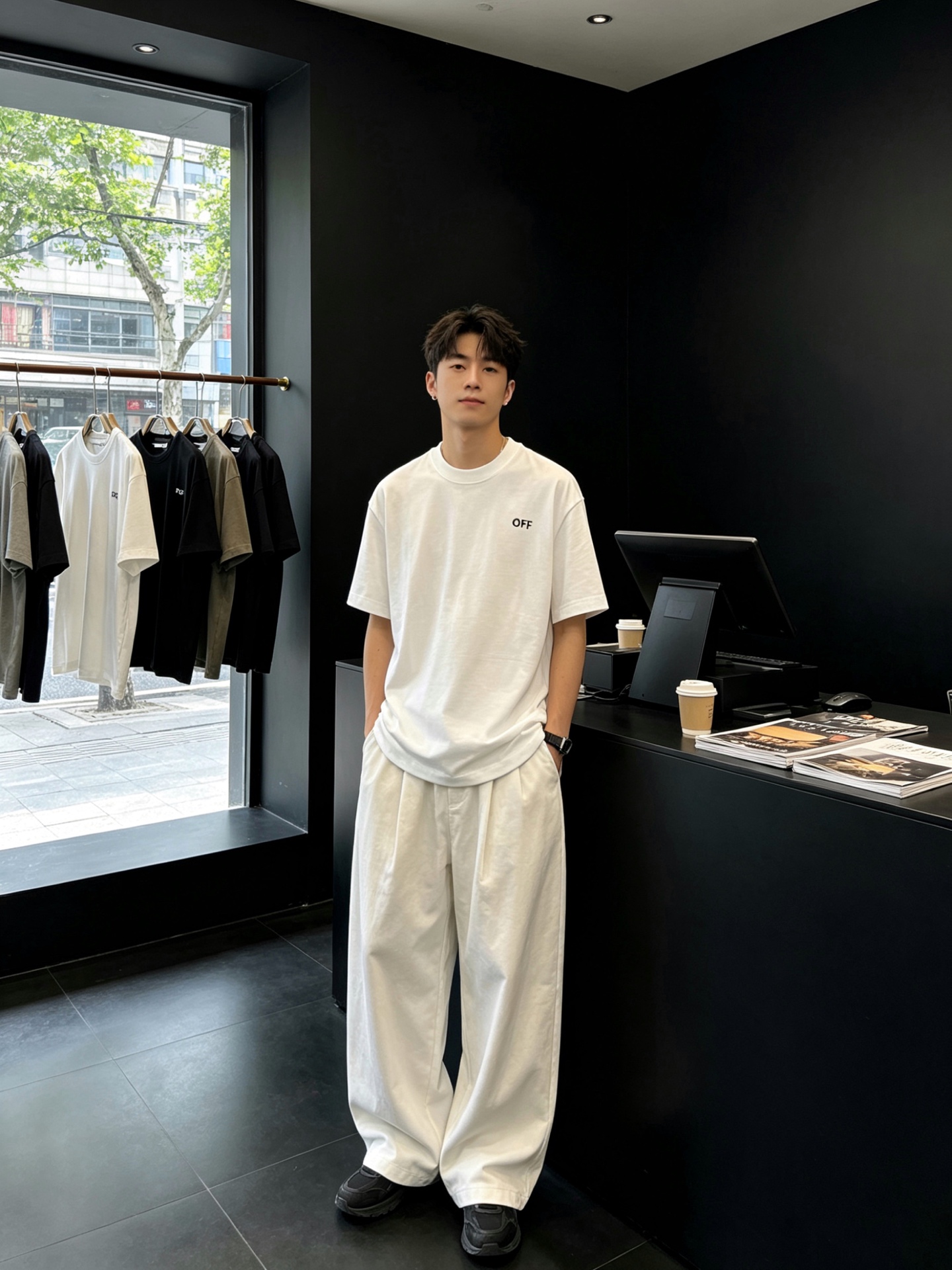 NO:856592,.OFF-WHITE is a must-have new model. Original men's casual short sleeves. High-end customization. High-end version. Fashionable and versatile imported fabrics. Super soft and delicate feel. Skin-friendly and comfortable to wear. High-end boutique. The upper body is finely made by the factory. It is a must-have item for men. Three complete standards. Size S-2XL, off white, T-shirt,19860909.OFF-WHITE砸锅卖铁都要上的新款新款原单男士休闲短袖 高端定制 高端版本 时尚百搭爆款进口面料 手感超柔软细腻 穿着亲肤舒适 高端精品 代工厂精细做上身非常赞 男士必备单品 三标齐全 码数S-2XL,,off white,T-shirt,,Men's clothing