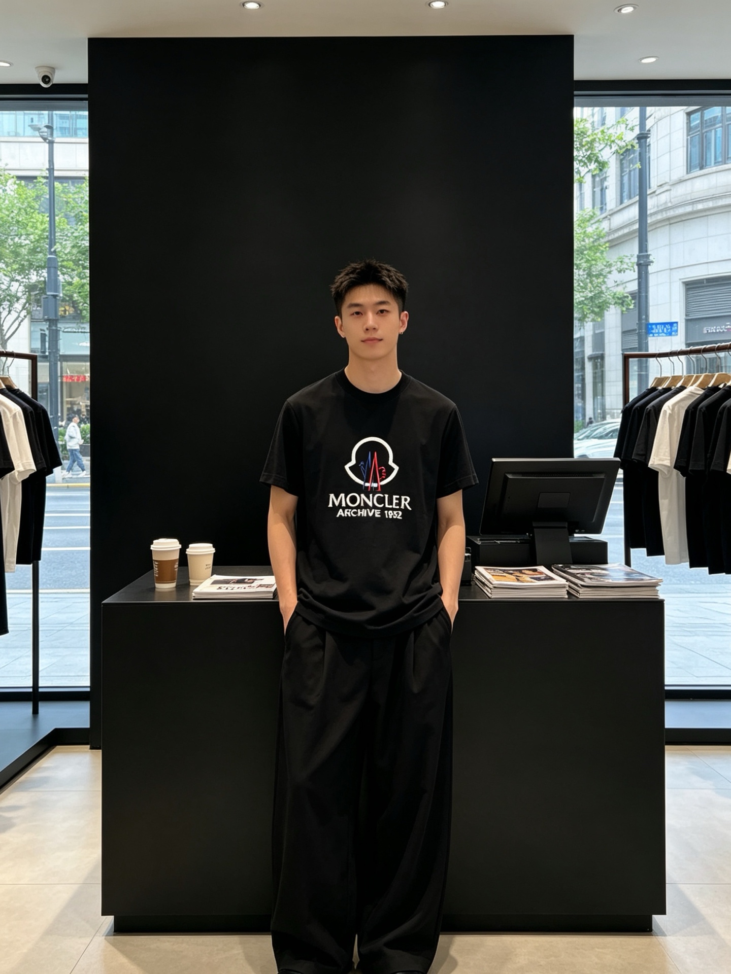 NO:868675,.Moncler's new and original men's casual short-sleeves are the most popular ones. High-end customization, high version, fashionable and versatile, popular imported fabrics. Super soft and delicate feel. Skin-friendly and comfortable to wear. High-end boutique. The upper body is finely made by the factory. It is a must-have item for men. Three complete standards. Size M-3XL, Moncler, T-shirt,19860909.Moncler蒙口砸锅卖铁都要上的新款新款原单男士休闲短袖 高端定制 高版本 时尚百搭爆款进口面料 手感超柔软细腻 穿着亲肤舒适 高端精品 代工厂精细做上身非常赞 男士必备单品 三标齐全 码数M-3XL,,Moncler,T-shirt,,Men's clothing