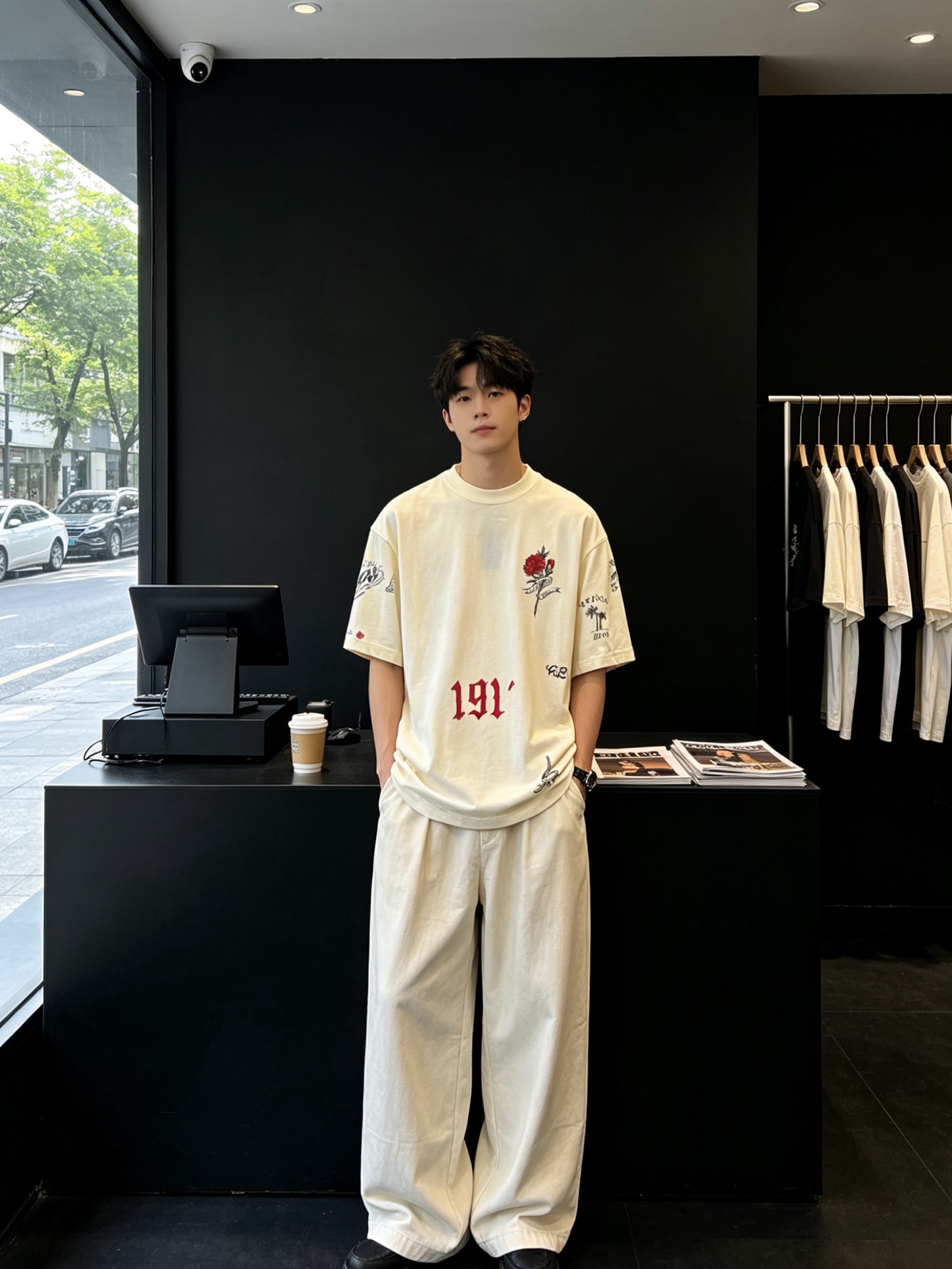 NO:856533,.Balenciaga's new and original men's casual short-sleeves are sold all over the world. High-end customization. High-end version. Fashionable and versatile imported fabrics. Super soft and delicate feel. Skin-friendly and comfortable to wear. High-end boutique. The upper body is finely made by the factory. It is a must-have item for men. Three standards are complete. Size S-XL,,balenciaga,balenciaga,T-shirt,19860909.Balenciaga巴黎世家砸锅卖铁都要上的新款新款原单男士休闲短袖 高端定制 高端版本 时尚百搭爆款进口面料 手感超柔软细腻 穿着亲肤舒适 高端精品 代工厂精细做上身非常赞 男士必备单品 三标齐全 码数S-XL,,balenciaga,balenciaga,T-shirt,,Men's clothing