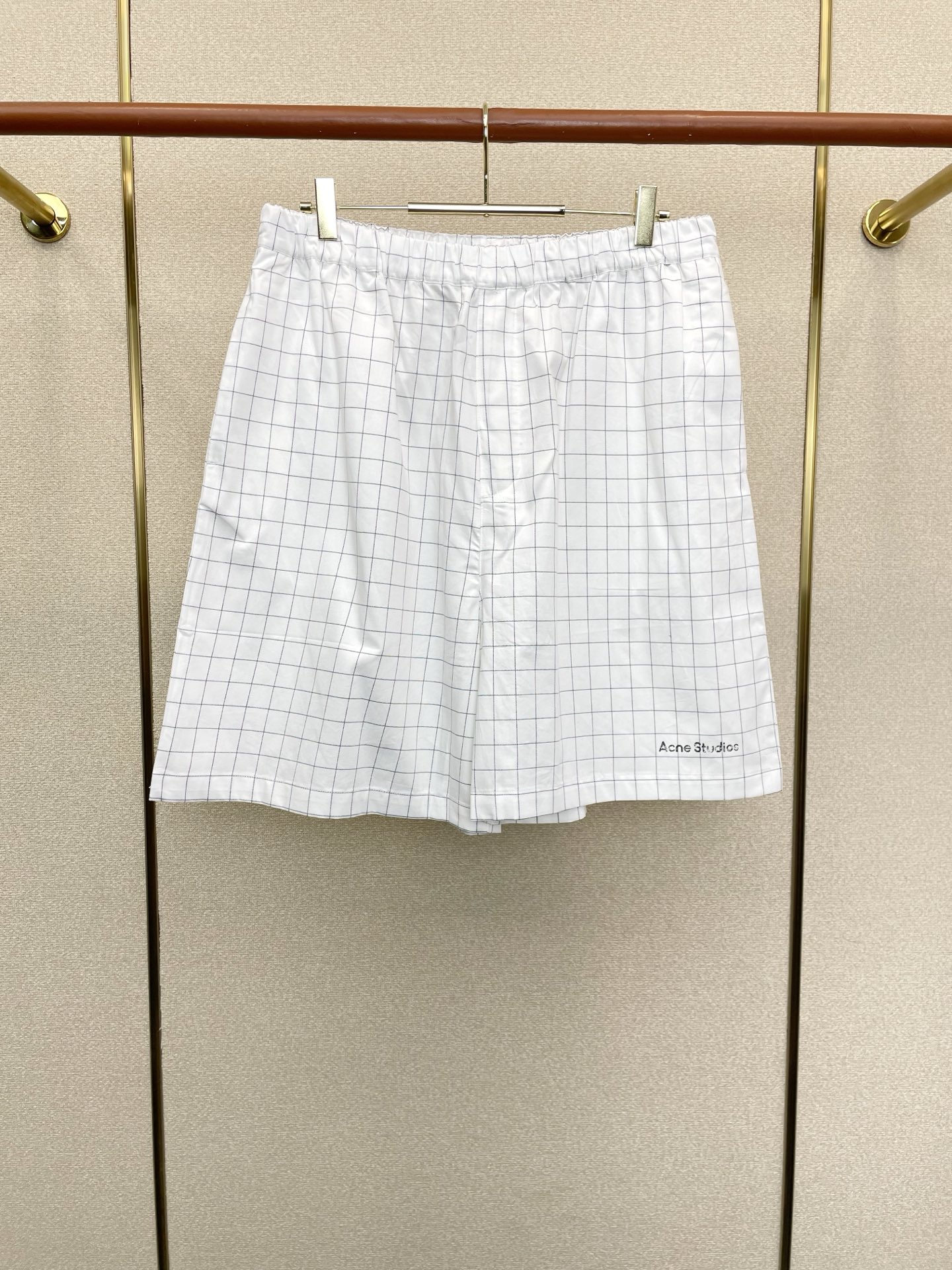 。Acne Studios💥砸锅卖铁都要上的新款新款休闲短裤 🩳抽绳格纹装饰休闲短裤 高端版本！专柜定制