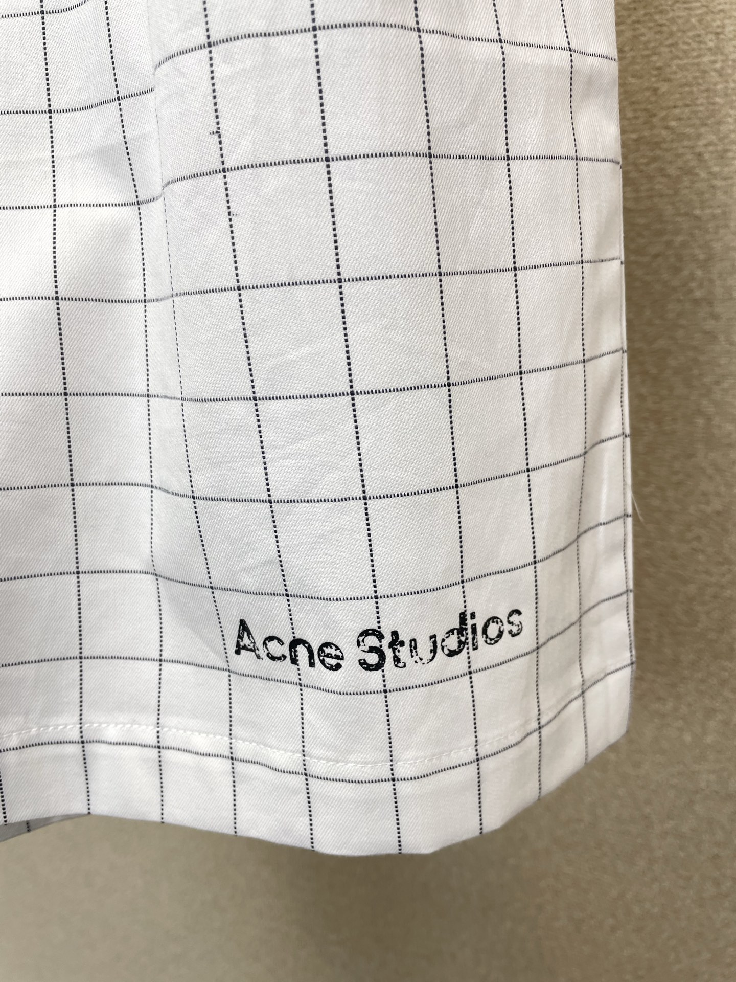 。Acne Studios💥砸锅卖铁都要上的新款新款休闲短裤 🩳抽绳格纹装饰休闲短裤 高端版本！专柜定制