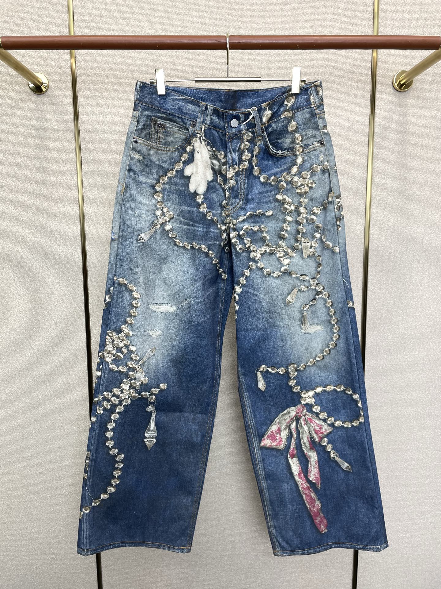 。Acne Studios💥砸锅卖铁都要上的新款新款休闲牛仔阔腿裤 高端版本！独特设计 专柜定制面料 透