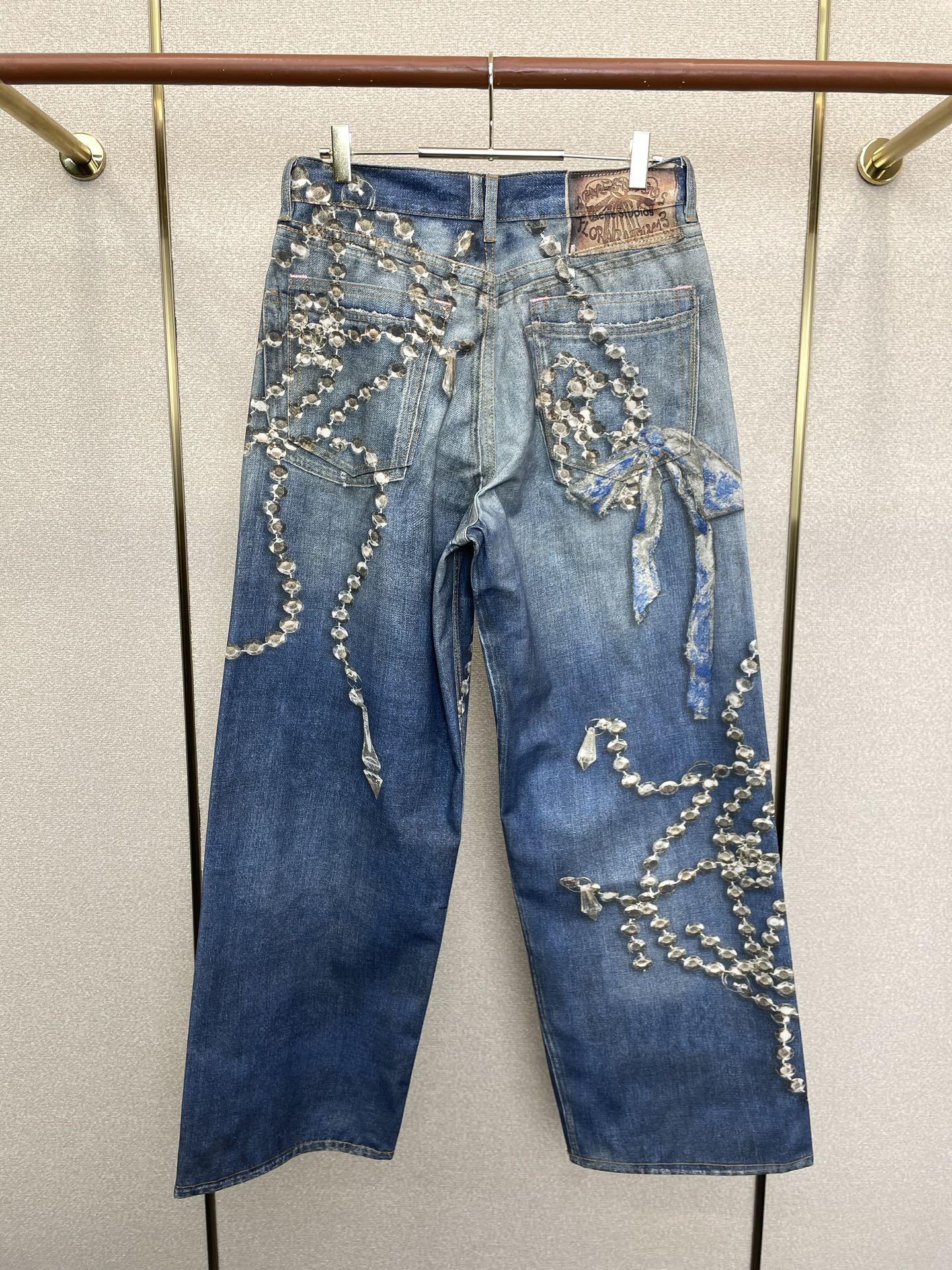 。Acne Studios💥砸锅卖铁都要上的新款新款休闲牛仔阔腿裤 高端版本！独特设计 专柜定制面料 透