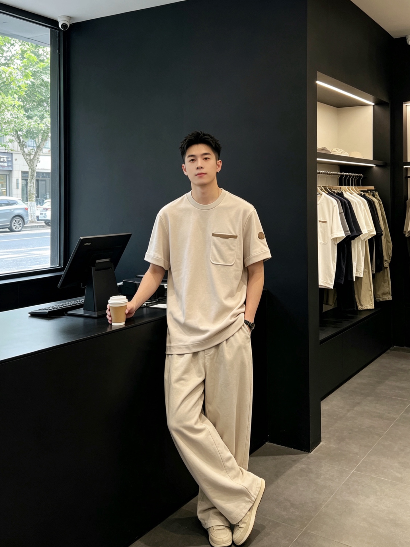 NO:868719,.Moncler's new and original men's casual short-sleeve, high-end customized, high-end version, fashionable and versatile imported fabrics, super soft and delicate to the touch, skin-friendly and comfortable to wear, high-end boutique, exquisite upper body made by the factory, very good, a must-have item for men, complete with three standards, size S-XL, Moncler, T-shirt,19860909.Moncler蒙口砸锅卖铁都要上的新款新款原单男士休闲短袖 高端定制 高端版本 时尚百搭爆款进口面料 手感超柔软细腻 穿着亲肤舒适 高端精品 代工厂精细做上身非常赞 男士必备单品 三标齐全 码数S-XL,,Moncler,T-shirt,,Men's clothing