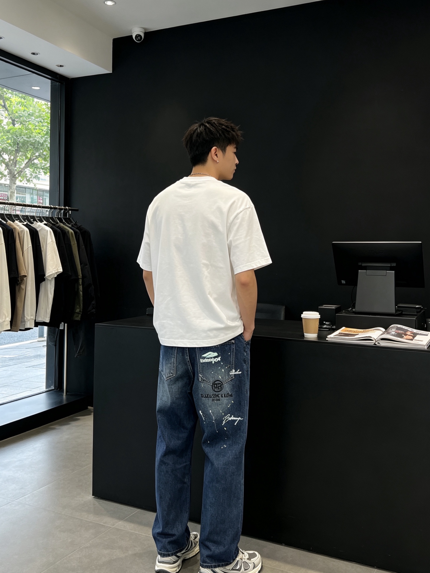 。Balenciaga巴黎世家💥砸锅卖铁都要上的新款新款 休闲牛仔裤👖高端版本！专柜定制面料 透气舒适度